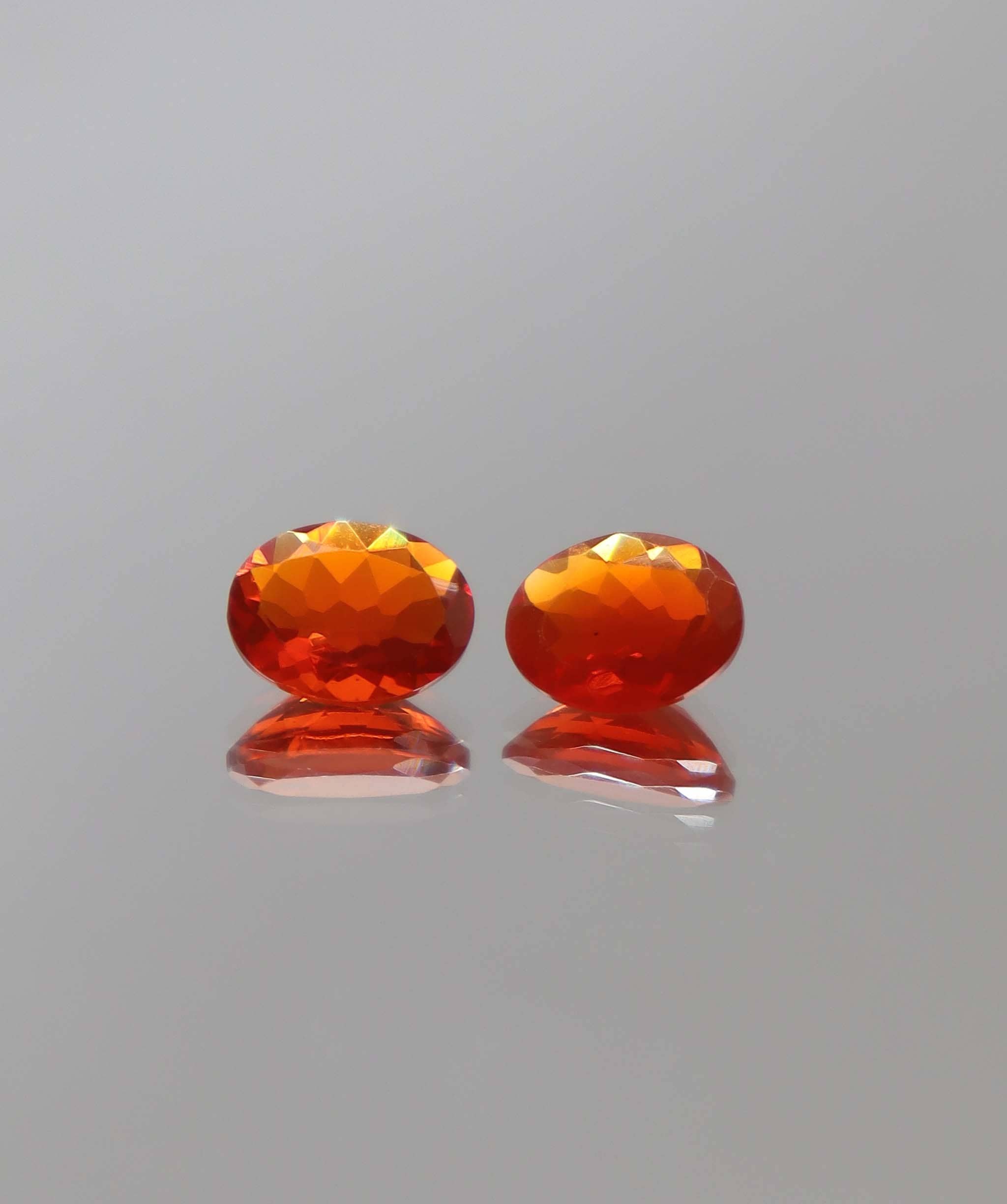 Luxury Promise 1.55ct Fire Opal Oval pair DXBCS2322