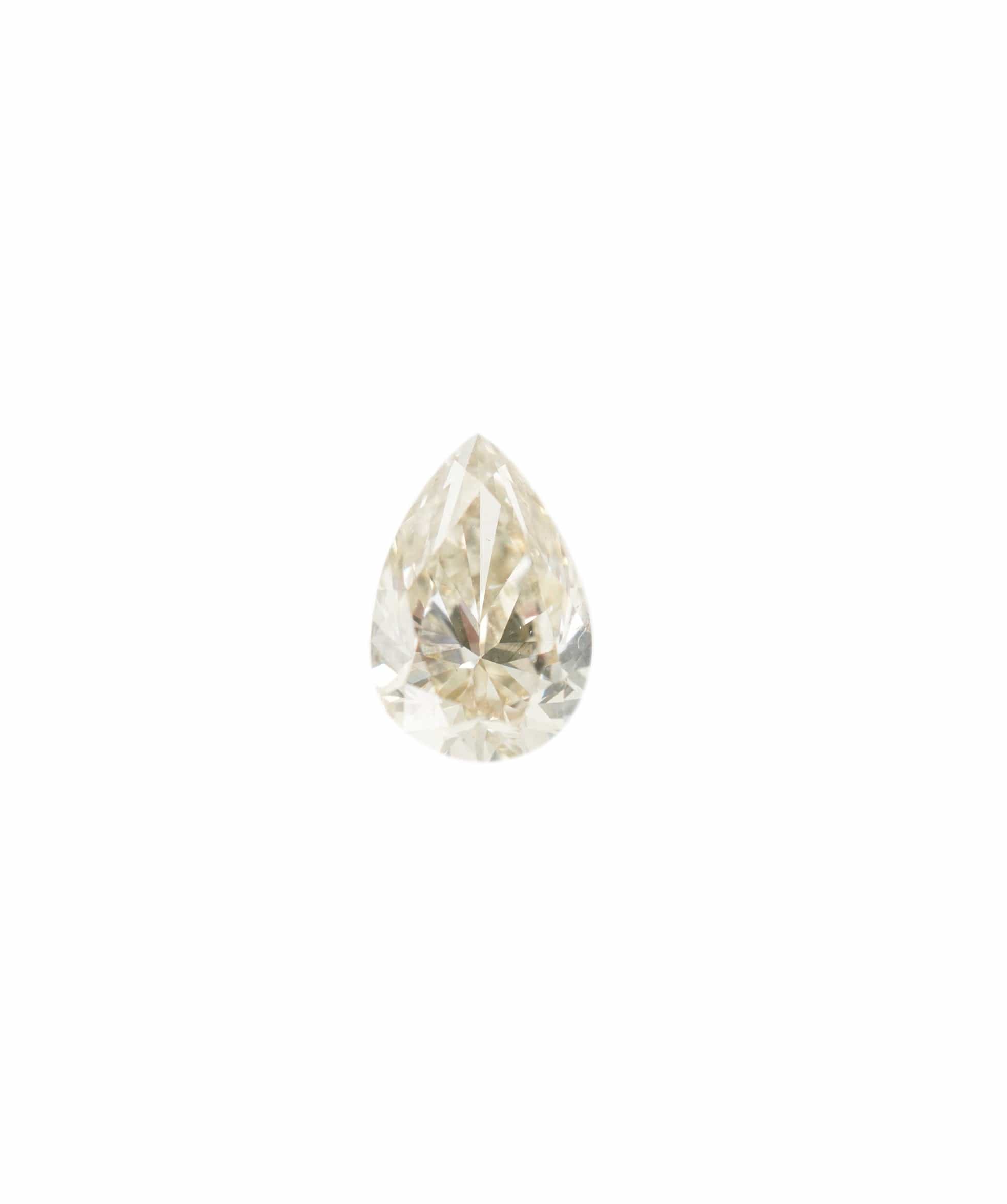 Luxury Promise 1.57ct Champagne Pink Pear Diamond DBXCN0027
