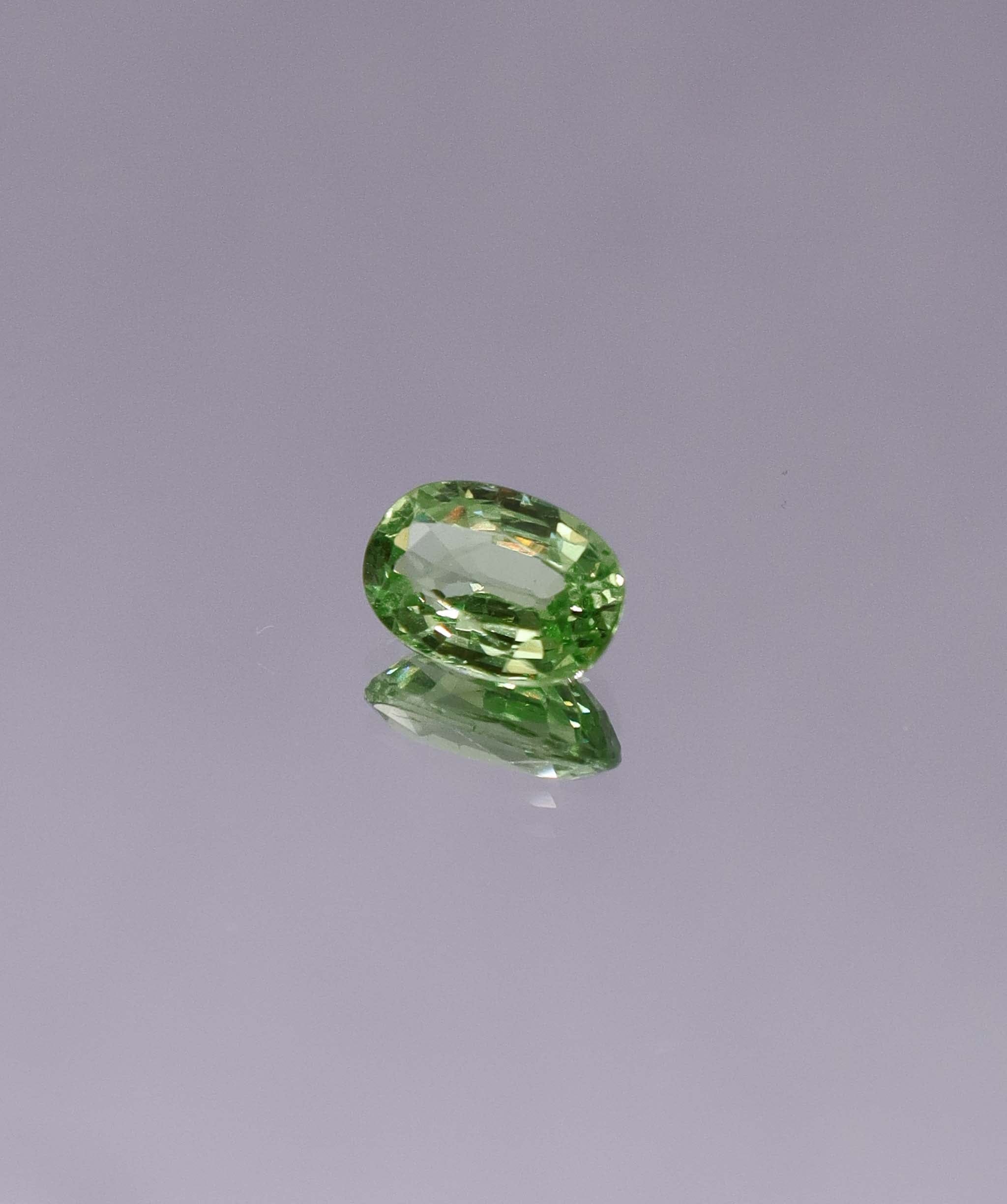 Luxury Promise 1.57ct Uvarovite Garnet Oval DXBCS2189