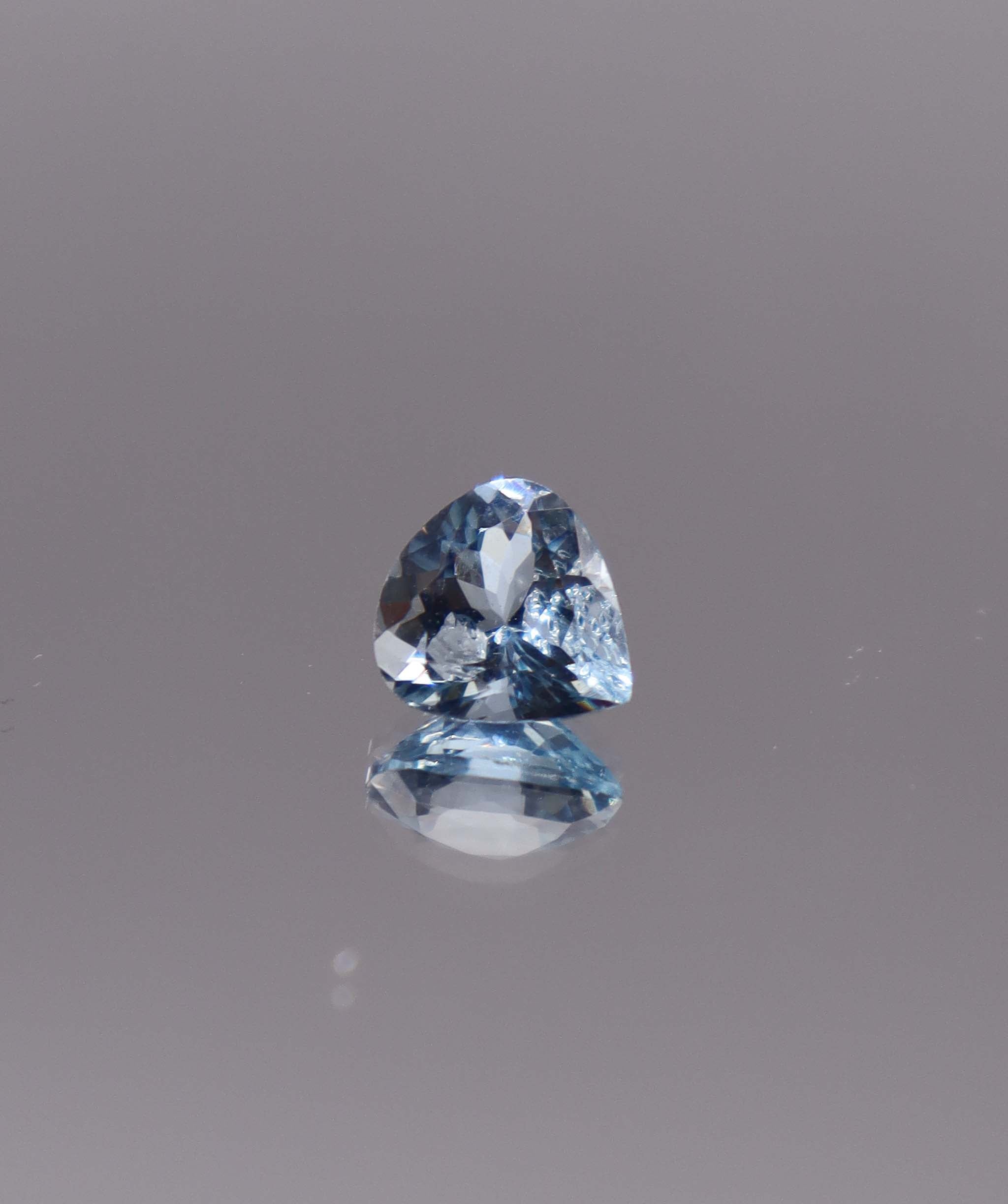 Luxury Promise 1.59ct Aquamarine Pear DXBCS3291