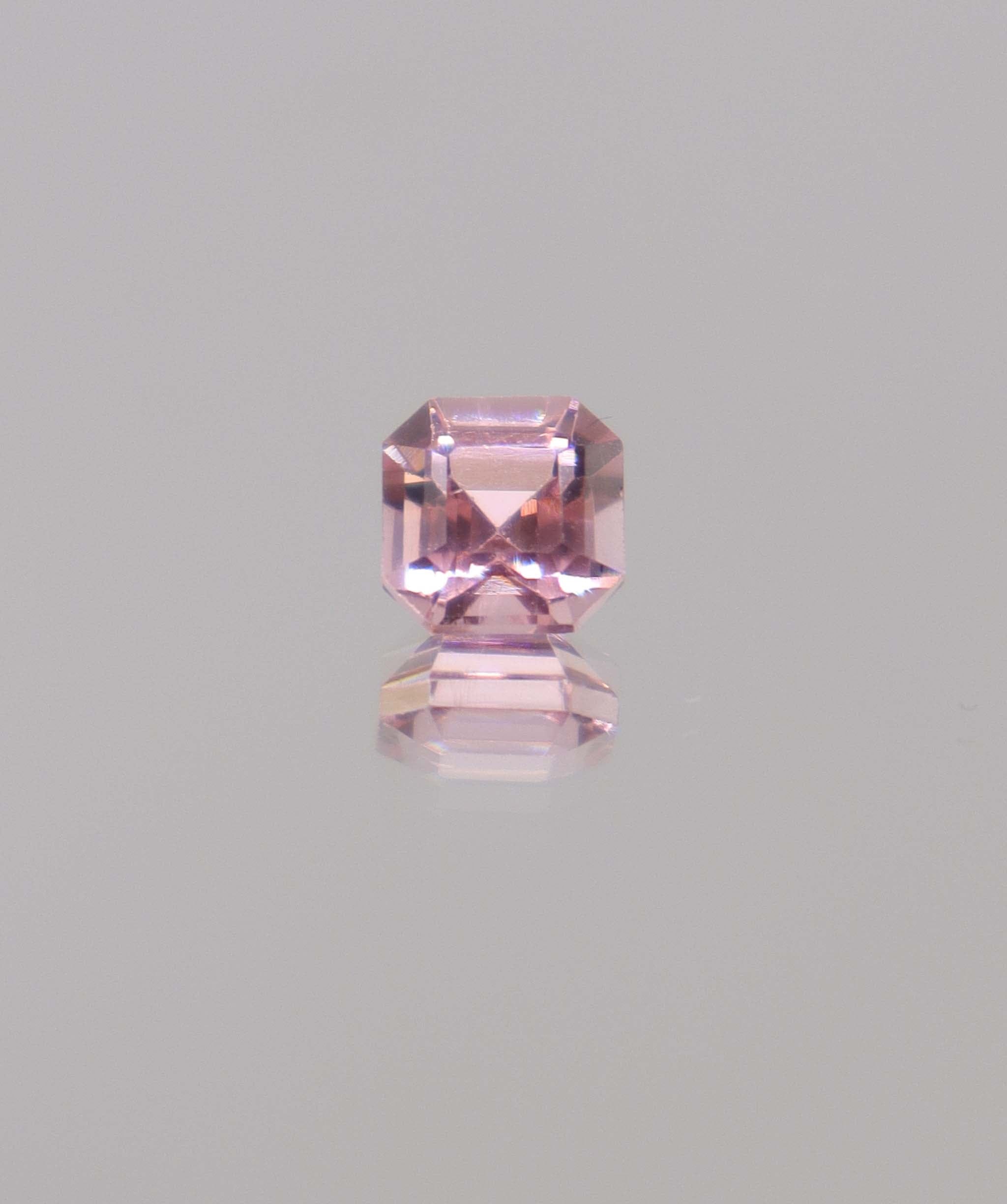 Luxury Promise 1.59ct Pink Tourmaline Afghan Square Emerald DXBCS0186