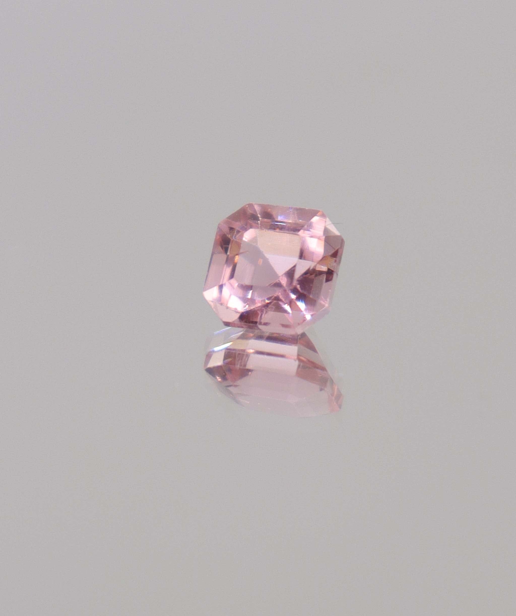 Luxury Promise 1.59ct Pink Tourmaline Afghan Square Emerald DXBCS0186