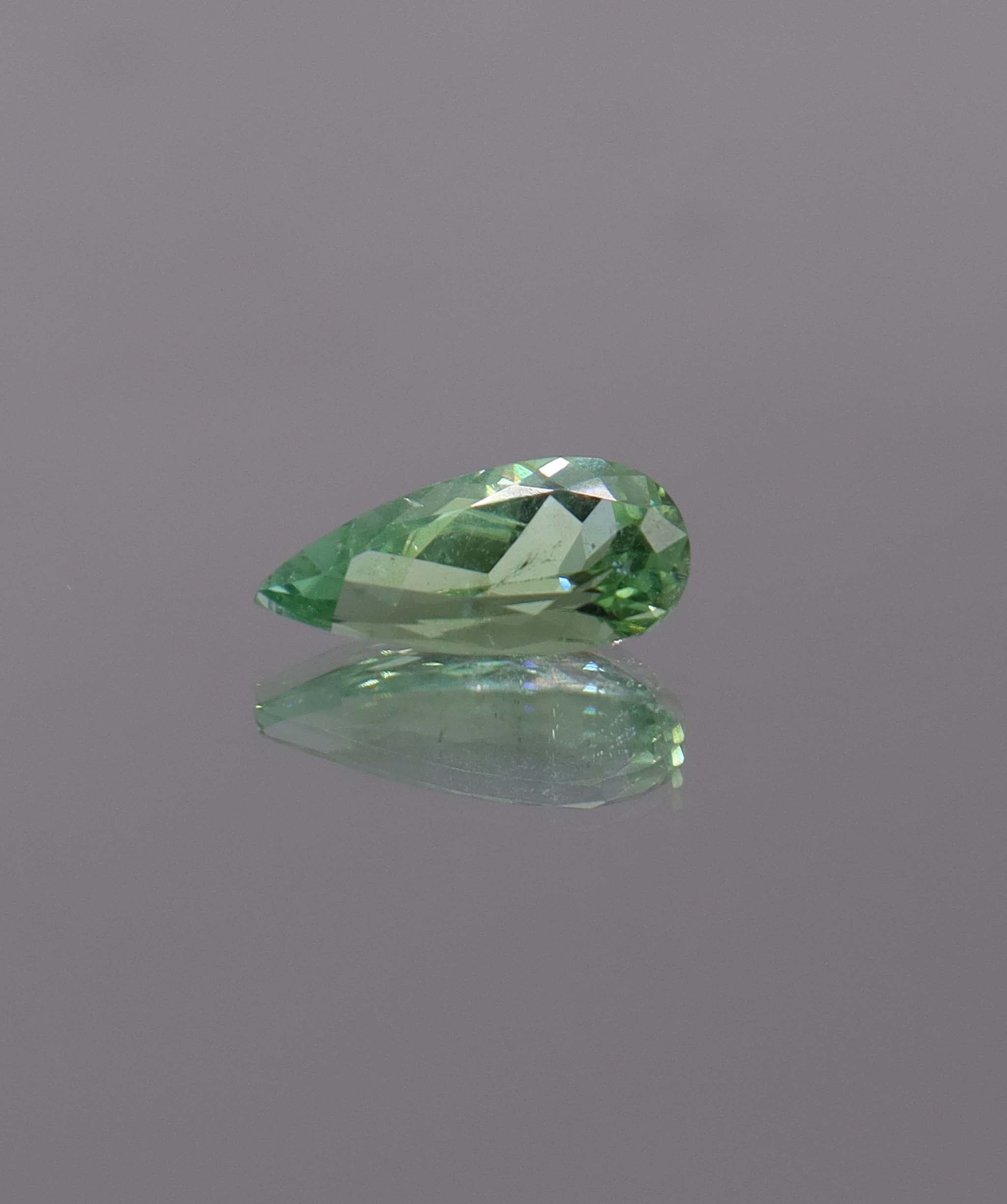 Luxury Promise 1.60ct Neon Green Paraiba Pear (Eye Clean) DXBCS1311