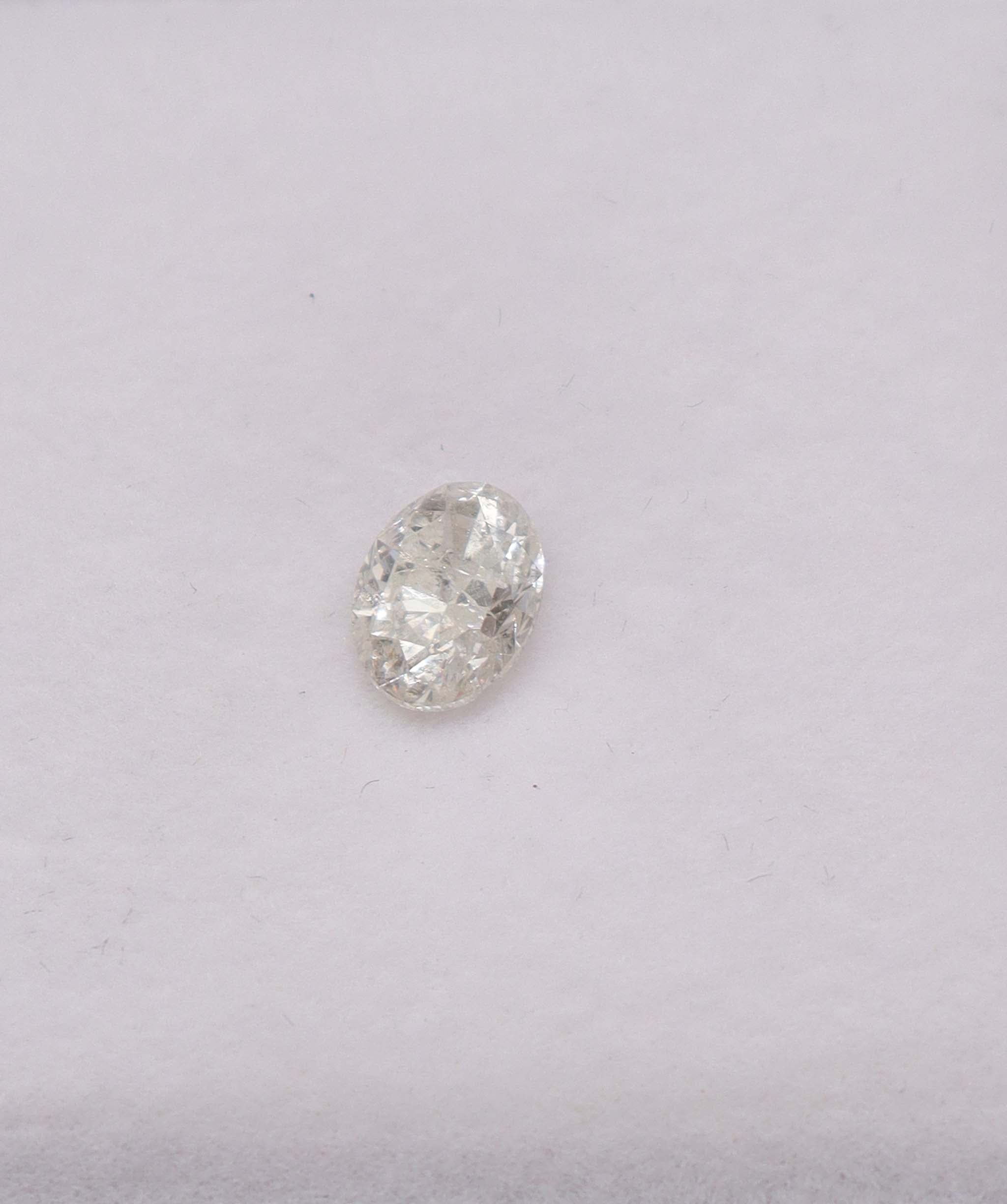 Luxury Promise 1.61CT G EYE CLEAN OVAL DIAMOND 1 PIECE SET DXBN0053