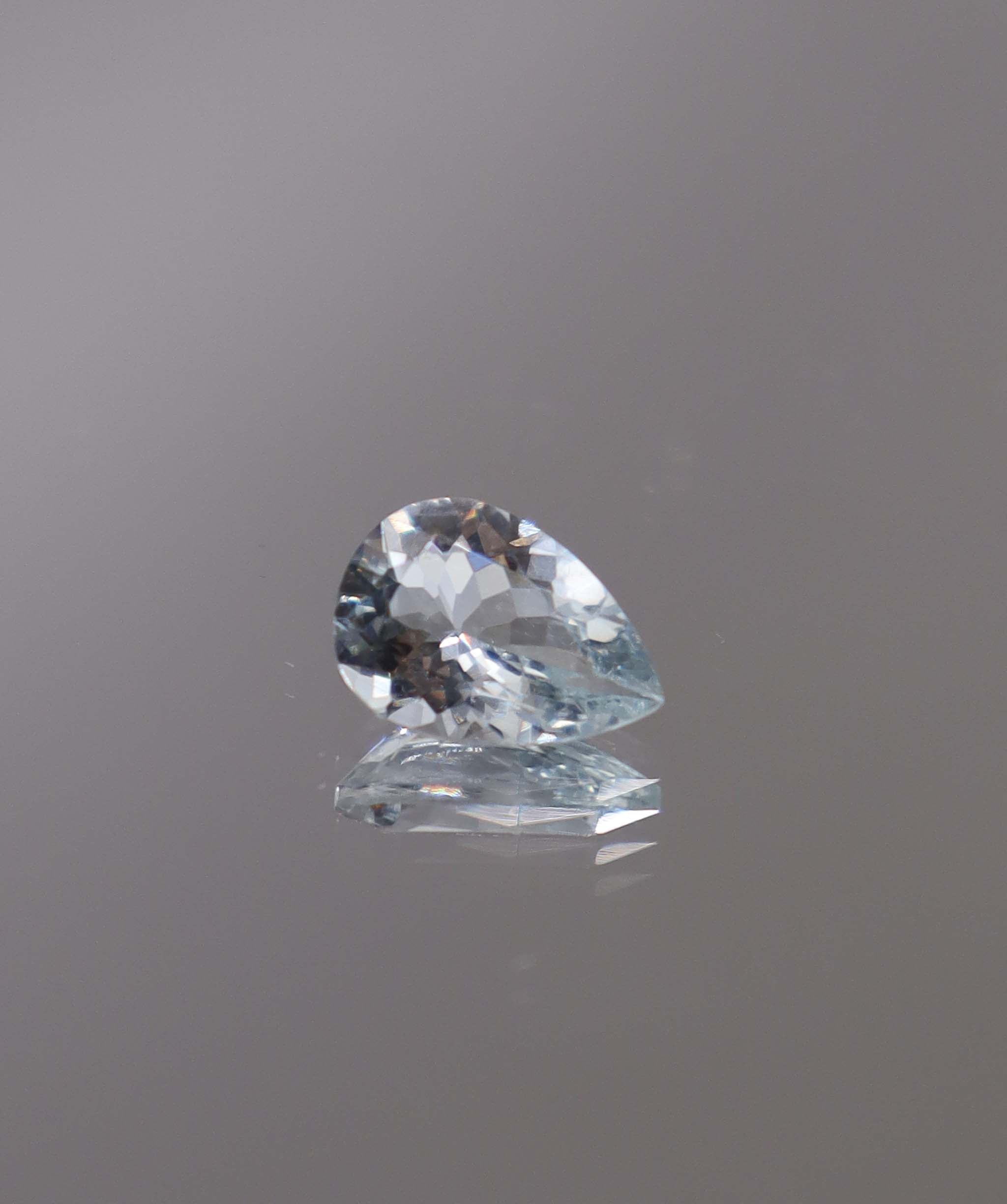 Luxury Promise 1.6ct aquamarine pear DXBCS0460