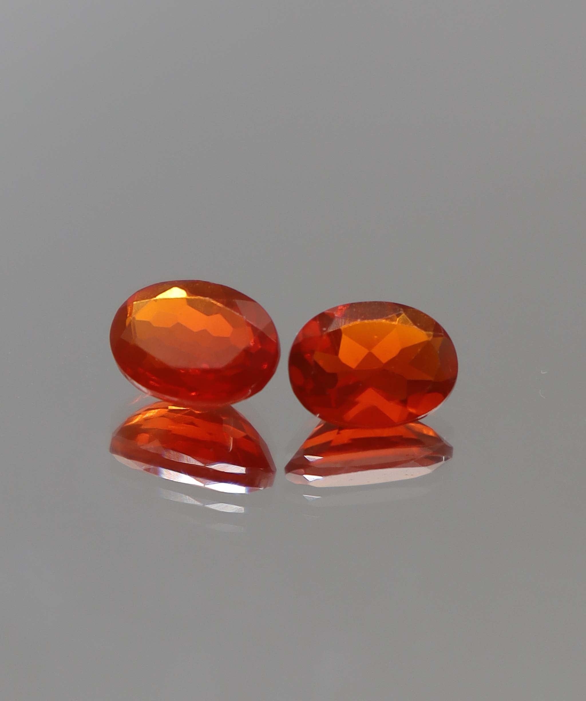 Luxury Promise 1.76ct Fire Opal Oval pair DXBCS2324
