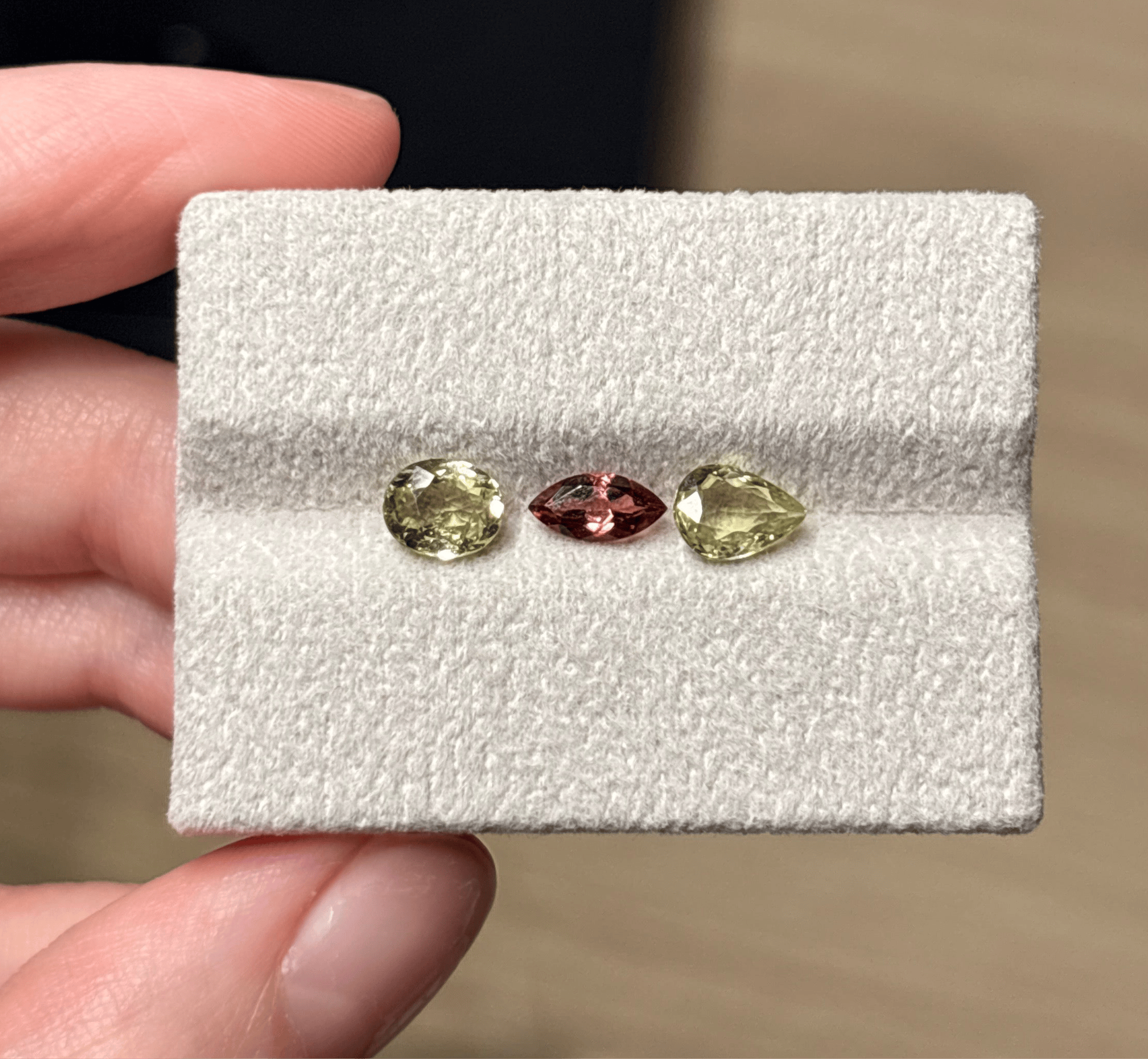 Luxury Promise 1.76ct Marquise, Pear, Oval Tourmaline Set DXBCS0249