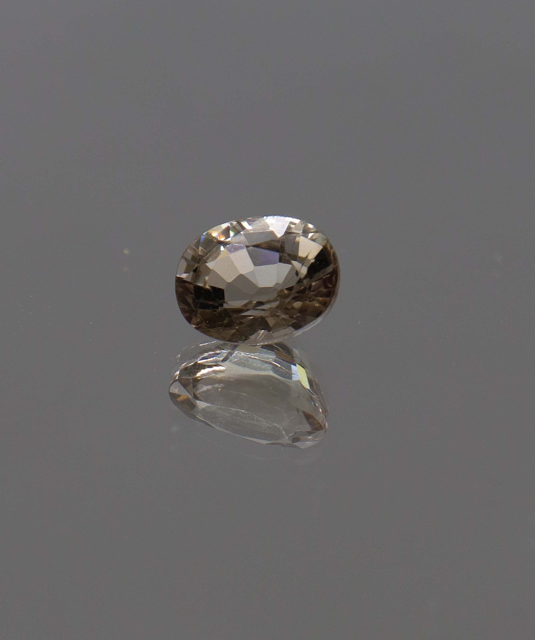 Luxury Promise 1.85ct Steel Gold Tourmaline Oval DXBCS0251