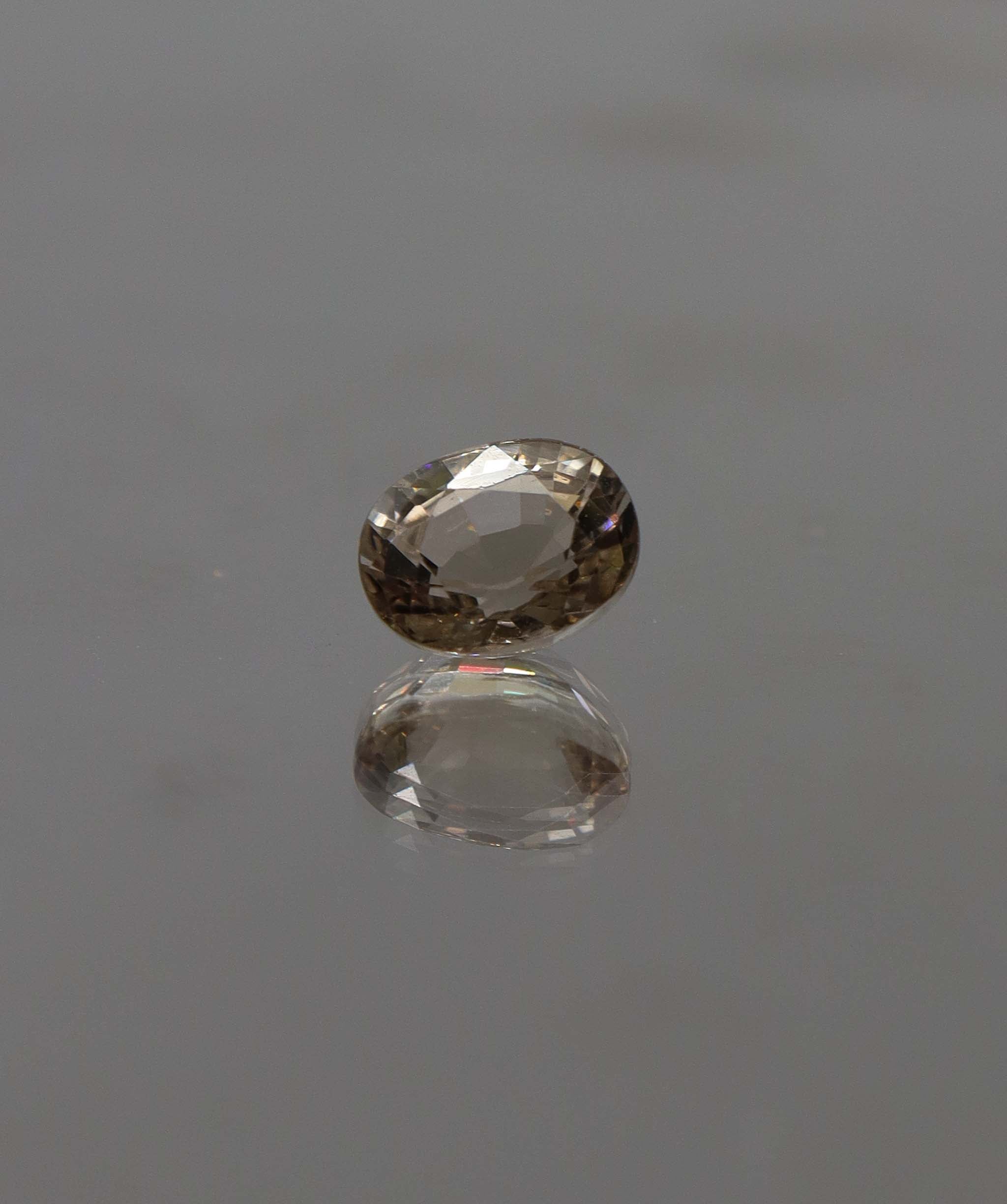 Luxury Promise 1.85ct Steel Gold Tourmaline Oval DXBCS0251