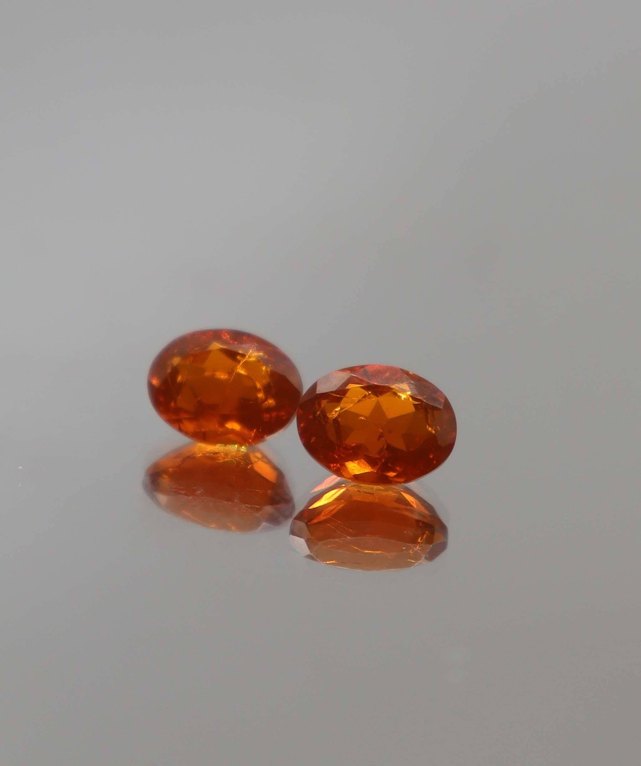 Luxury Promise 1.99ct Fire Opal Oval pair DXBCS2326