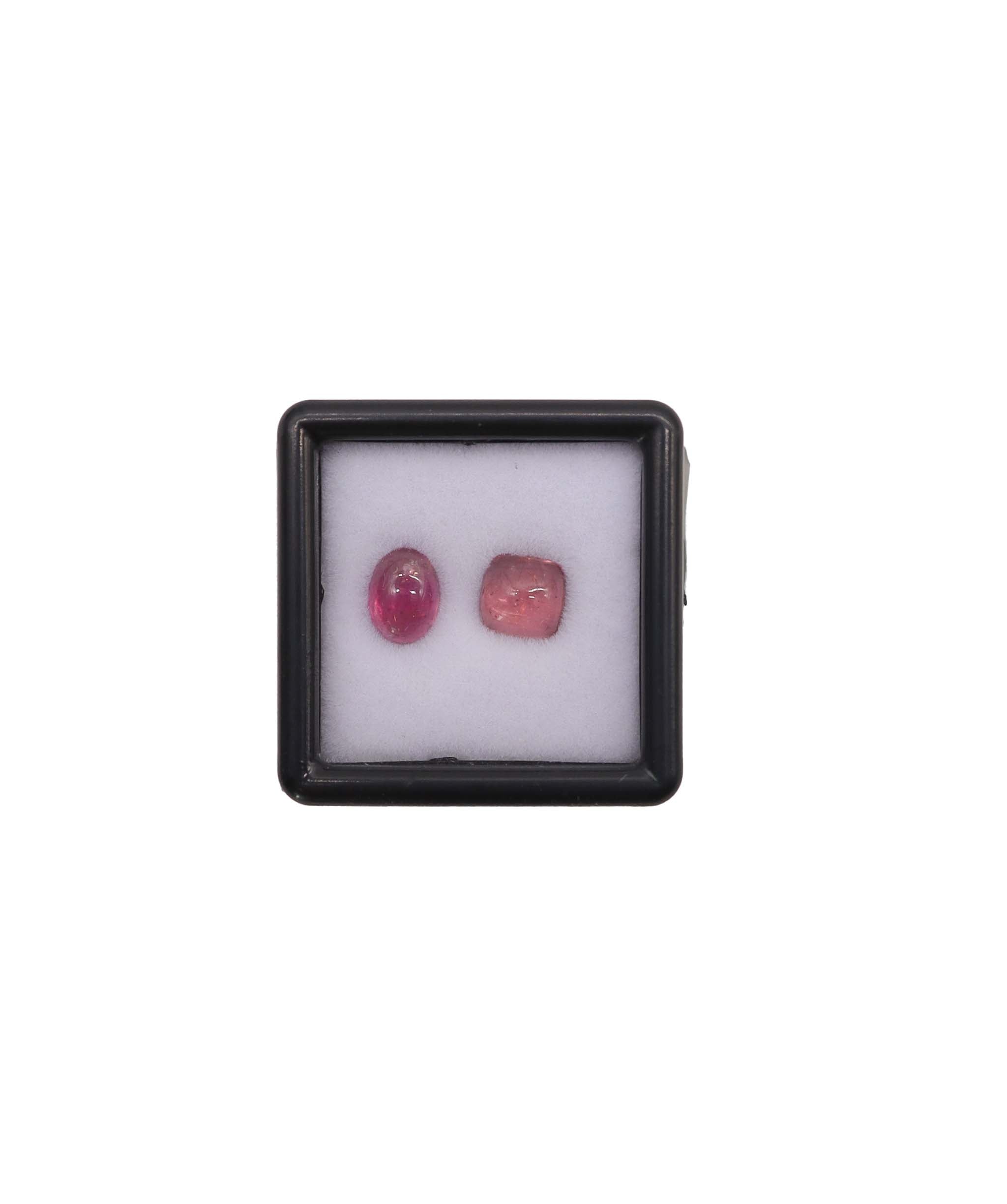 Luxury Promise 1.99ct Moi et Toi Tourmaline Set: Pink Oval & Padparadscha Cushion RDC0796