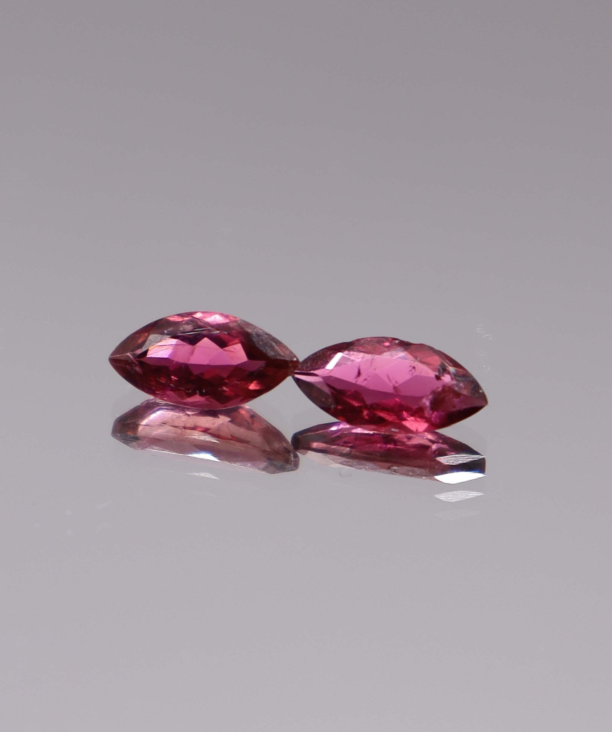 Luxury Promise 1.99ct Rubellite Marquise pair DXBCS3281