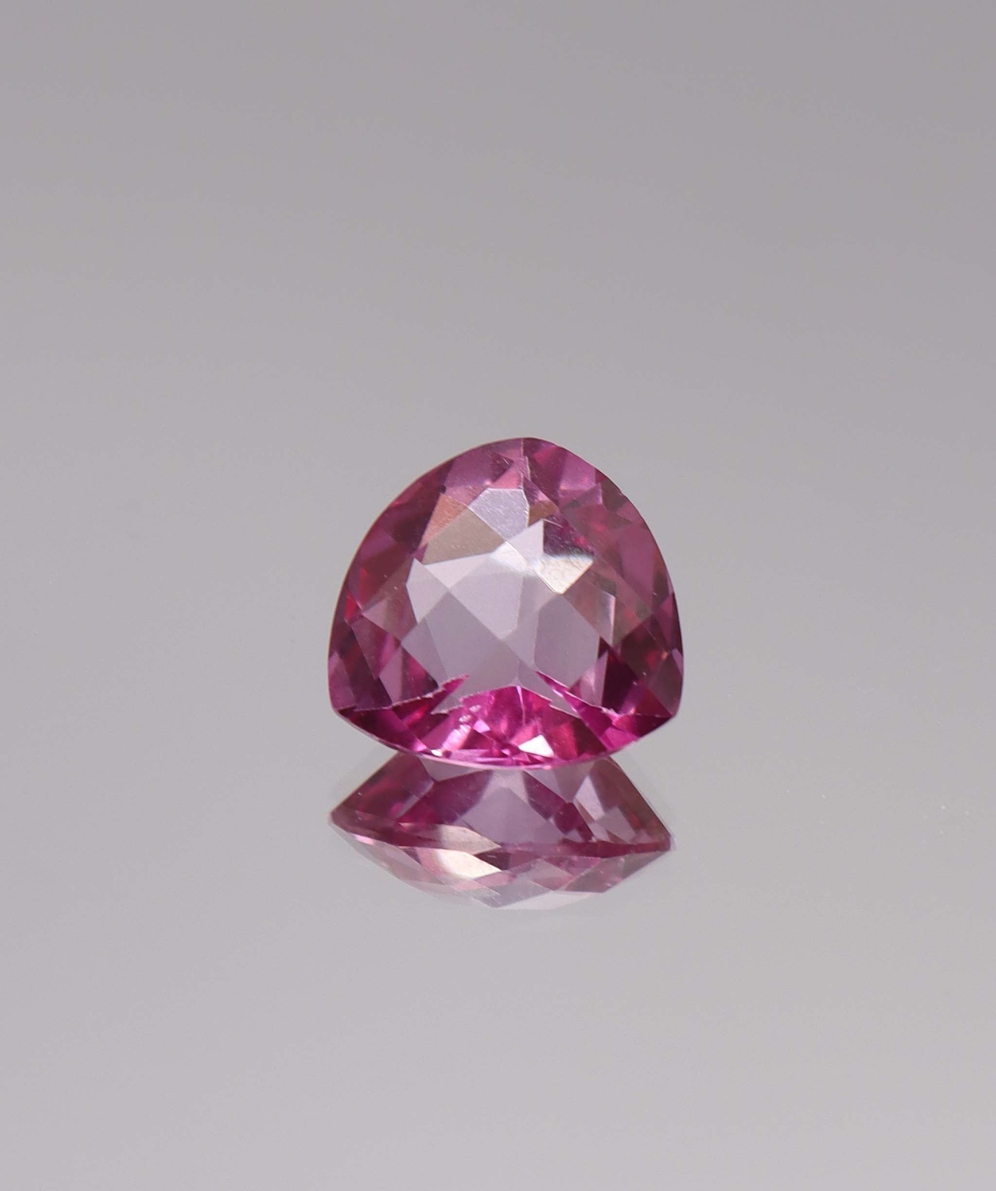Luxury Promise 10.3ct Trillion Cut Pink Topaz DXBS6138