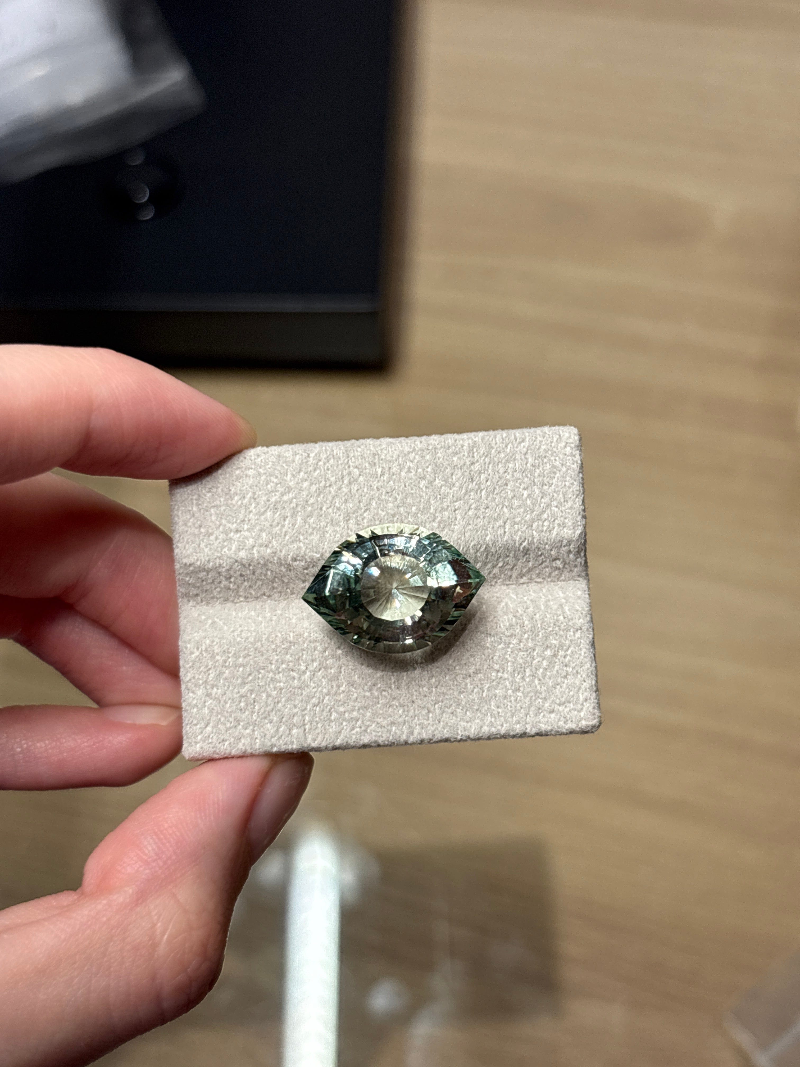 Luxury Promise 11.95ct Green Amethyst DXBCS0130