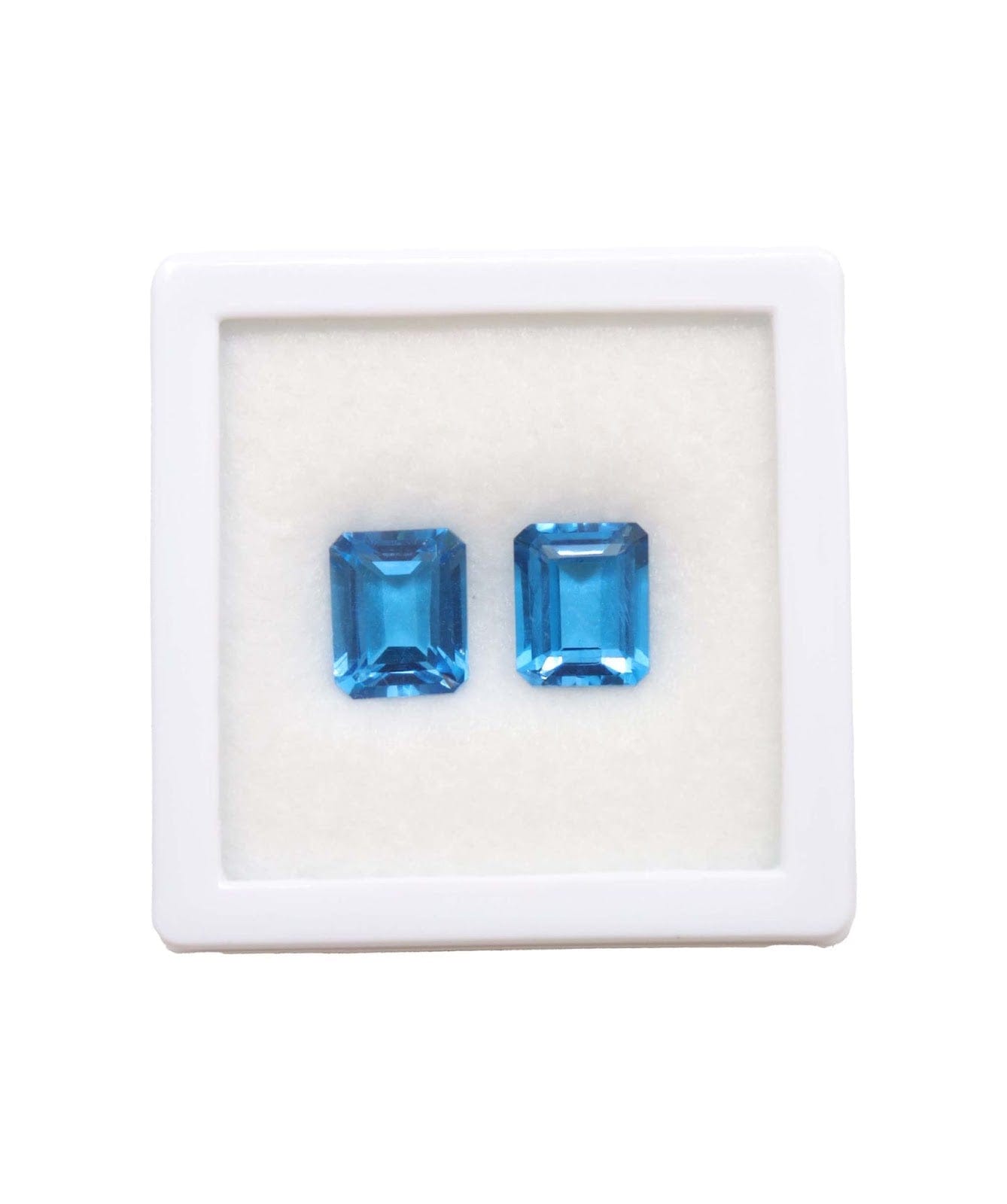 Luxury Promise 14.31CT NATURAL ROYAL BLUE TOPAZ ( PAIR ) MS 8953-10/17