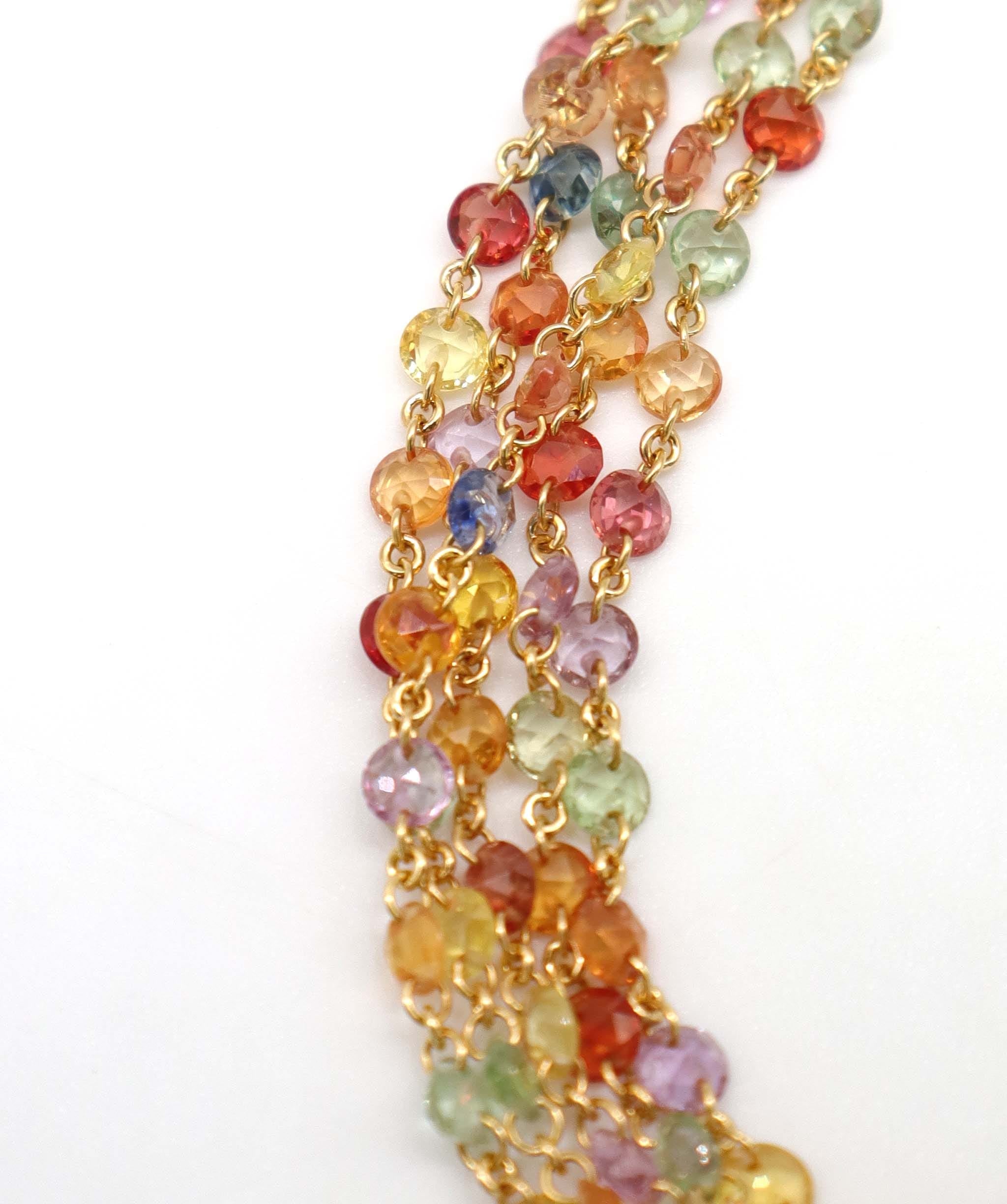 Luxury Promise 18.41CT MULTI SAPPHIRE ROSECUT (H) BRACELET B3161