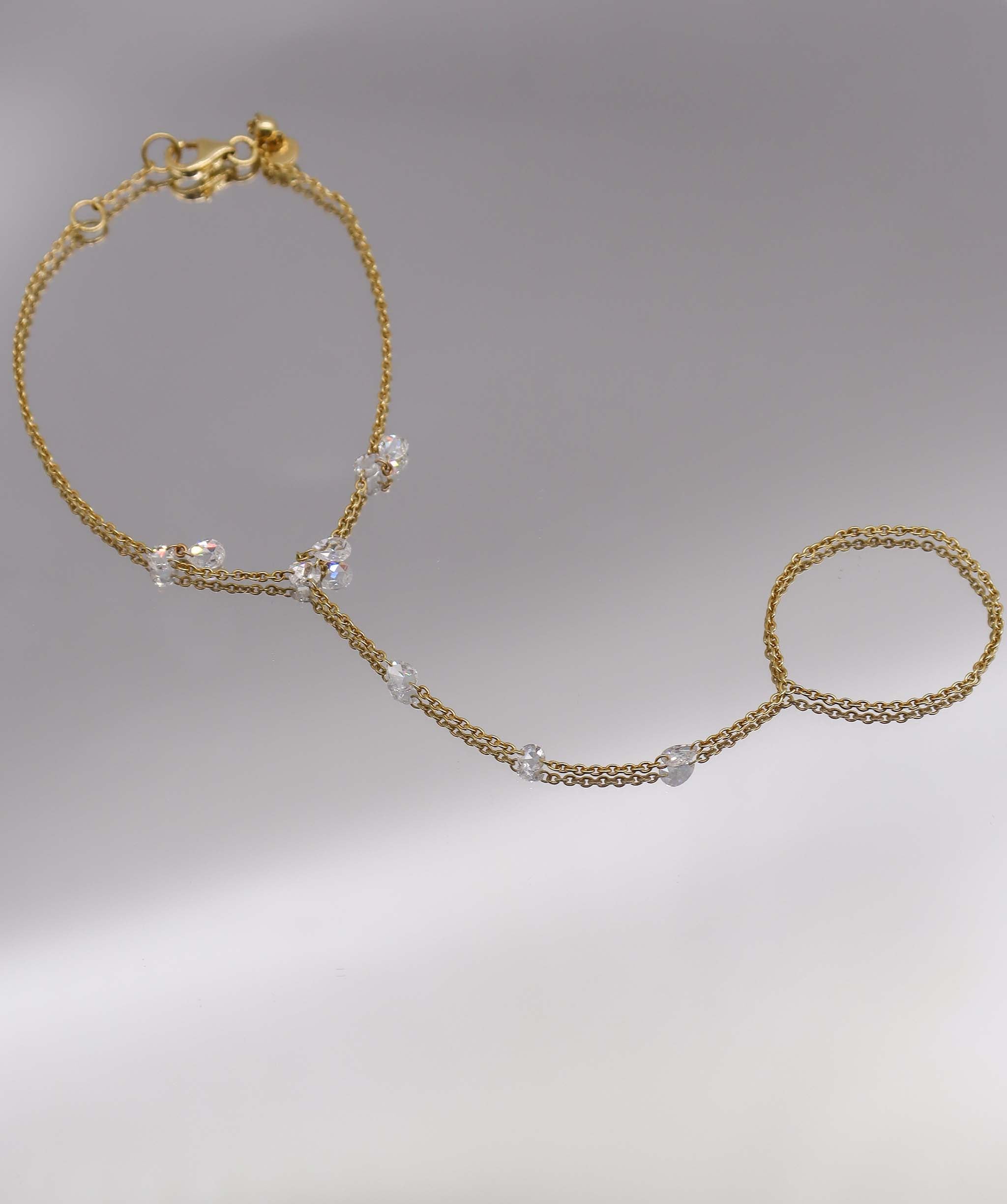 Luxury Promise 18K GOLD & Diamond Bracelet DXBS5661
