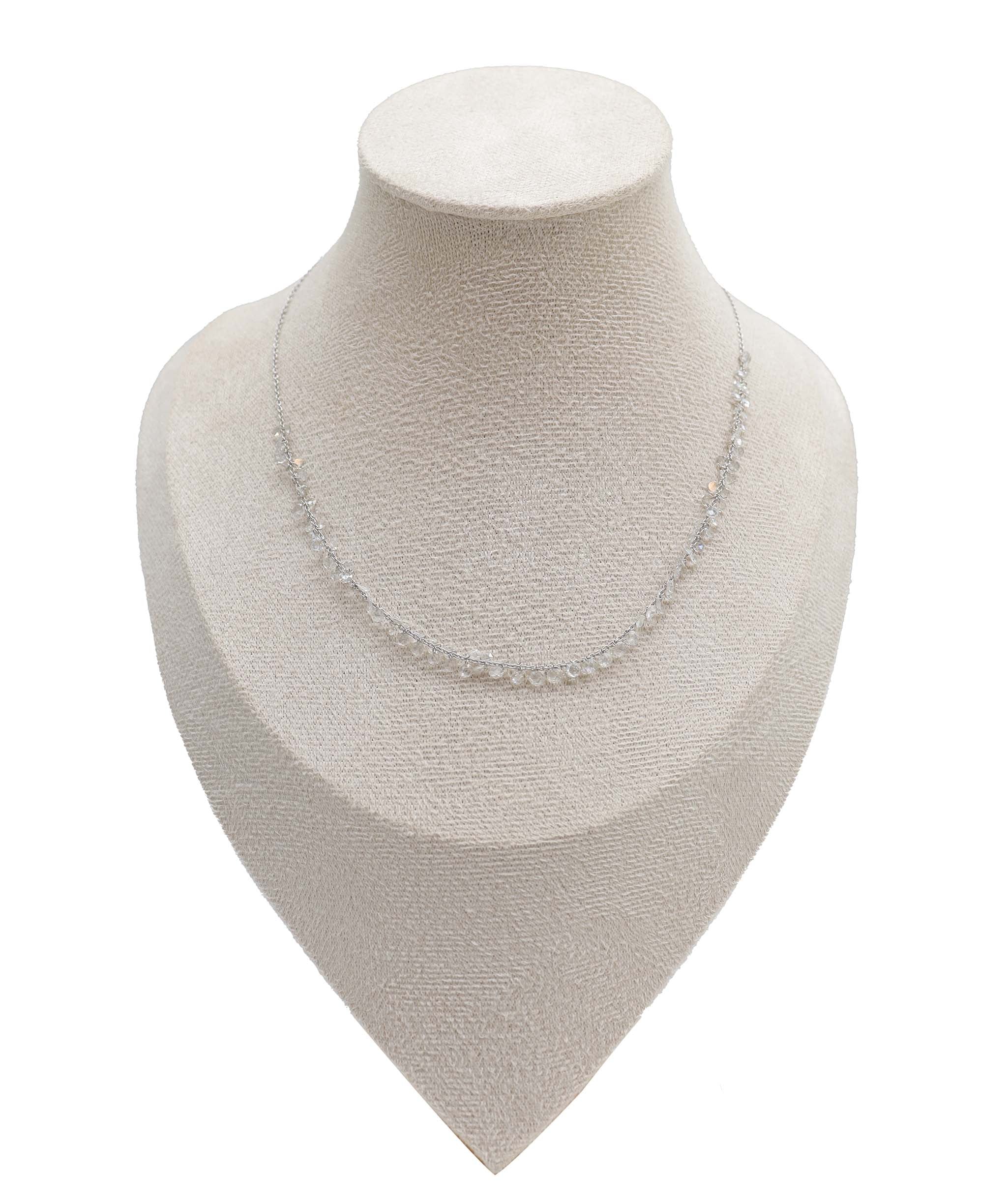 Luxury Promise 18K GOLD & DIAMOND NECKLACE DXBS6198