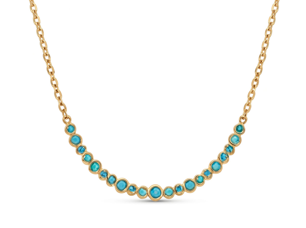 Luxury Promise 18K Half Bubble Necklace SETTING ONLY SABSET080