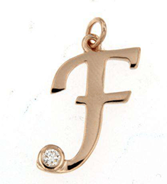 Luxury Promise 18K RG PENDANT WTIH DIAMOND DD 1p 0.06Ct RG 1.300G P18853-14258