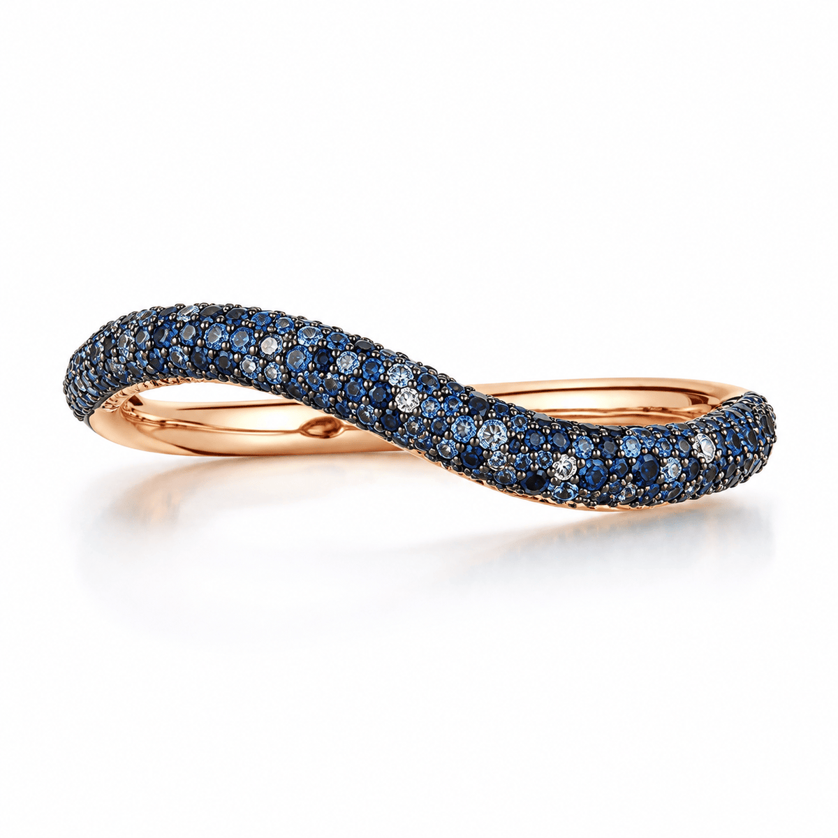 Luxury Promise 18k Sugar Dust Colored Stack Ring SETTING ONLY SABSET070