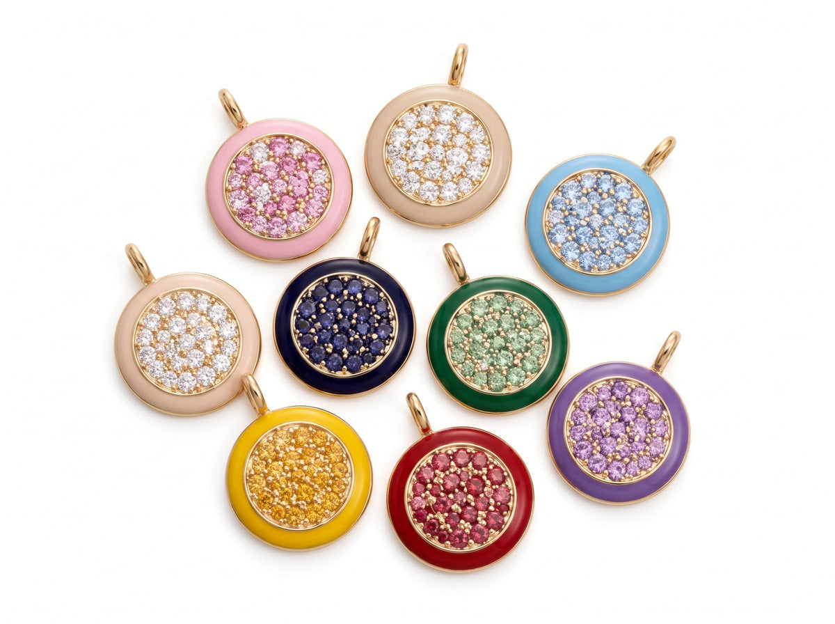 Luxury Promise 18K Sugar Dust Pendant SETTING ONLY SABSET091