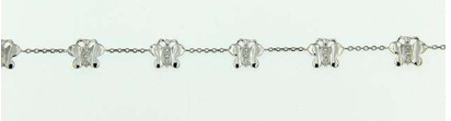 Luxury Promise 18K WG BRACELET WITH DIAMOND DD 24p 0.10Ct WG 3.300G B18300-3233