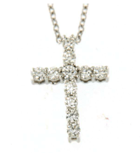 Luxury Promise 18K WG PENDANT WITH DIAMOND DD 1p 0.04Ct DD 10p 0.28Ct WG 1.890G P20151-15399