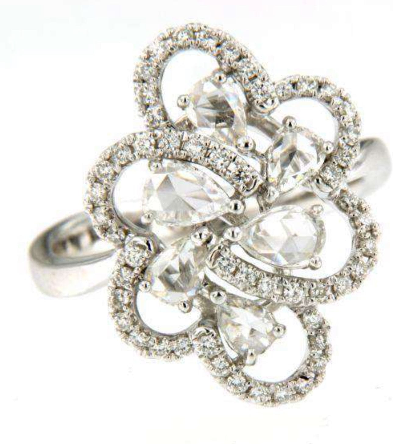 Luxury Promise 18K WG RING WITH DIAMOND DD 52p 0.32Ct D/RC 6p 0.83Ct WG 5.300G R17006-31142