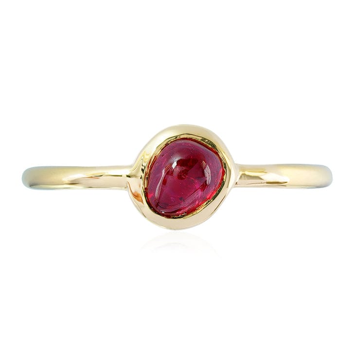 Luxury Promise 18K Yellow Gold Red Spinel 1.09 ct Ring RM2542