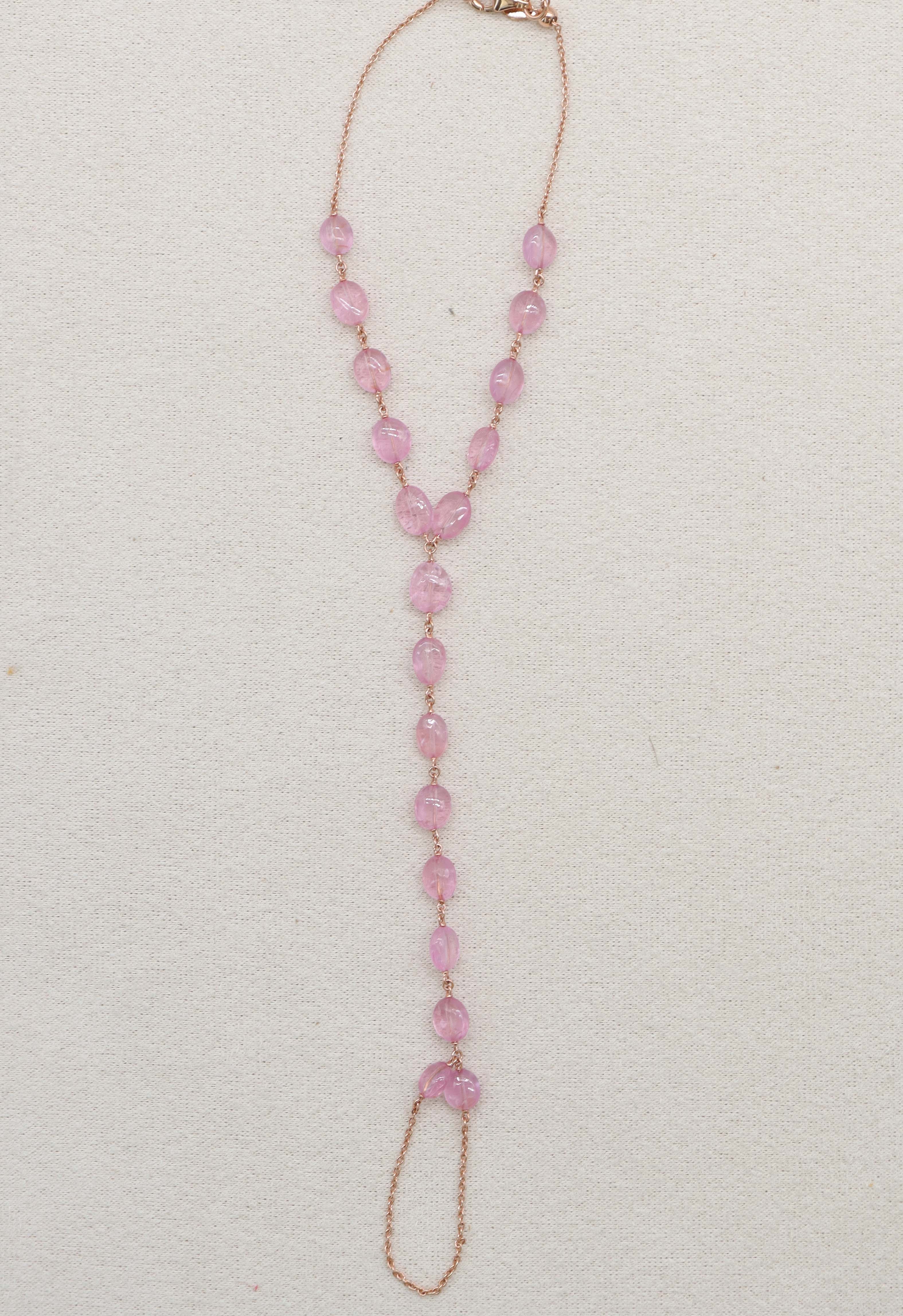 Luxury Promise 19.41ct SPINAL LONG BEADS (AFRICAN-NH) BRACELET B3459
