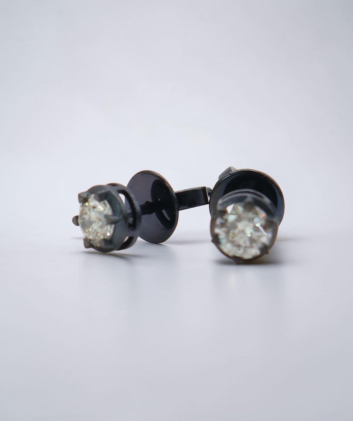 Luxury Promise 1ct Diamond pair in Rhodium prong set DXBS6646