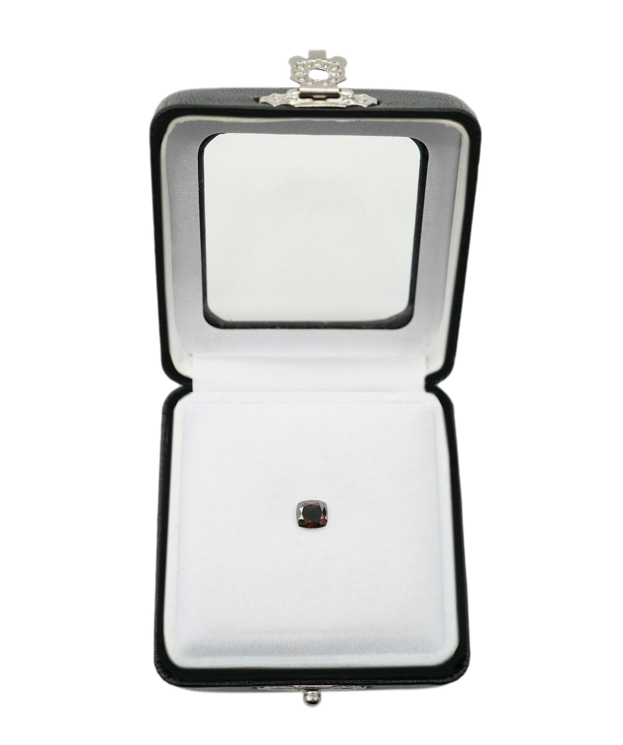 Luxury Promise 1CT PURPLE CHAMPAGNE ROSECUT OVAL DIAMOND ANLS4605