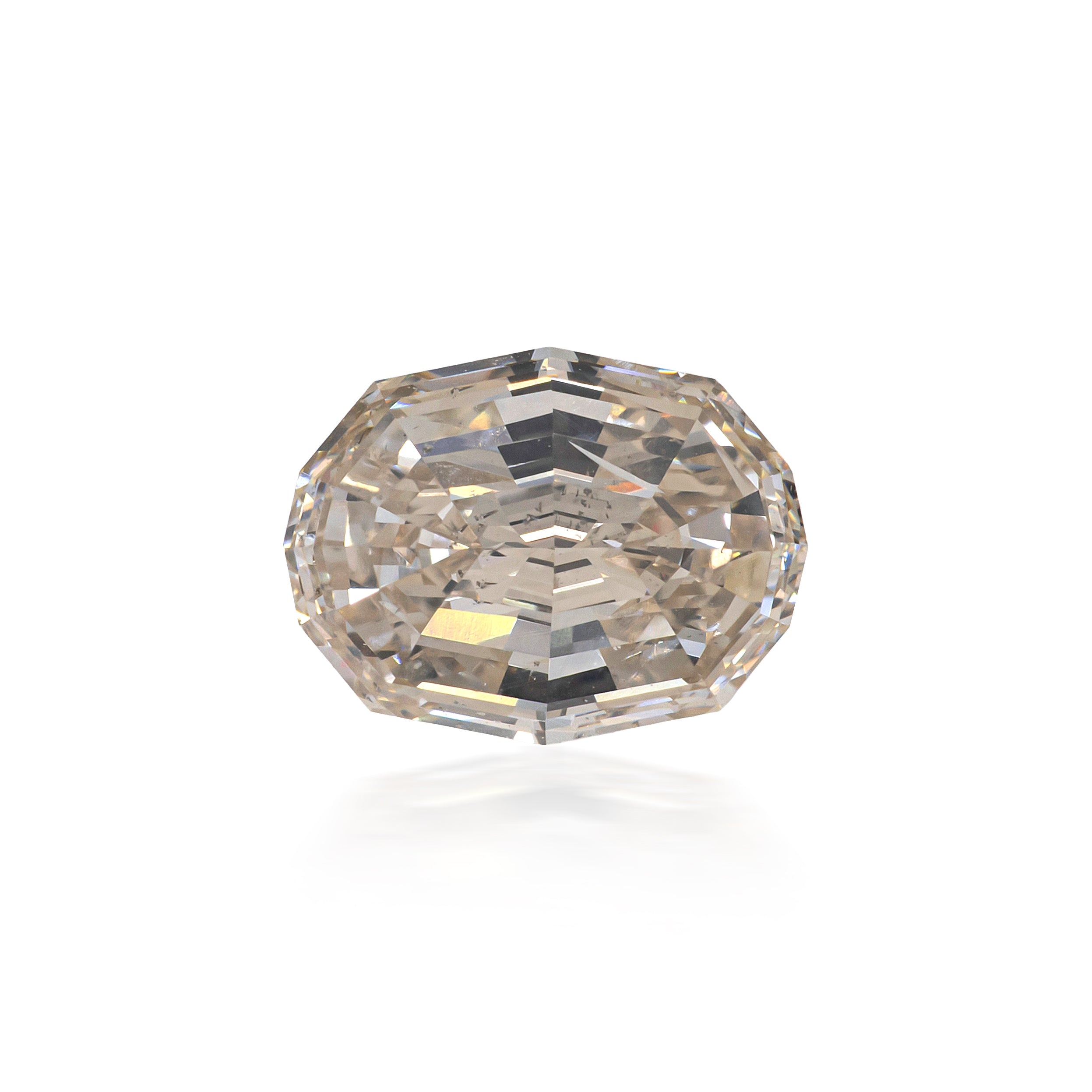 Luxury Promise 1ct VS2 ROSEGLOW PINK ANTIQUE SHAPED OVAL DIAMOND DBXN0564