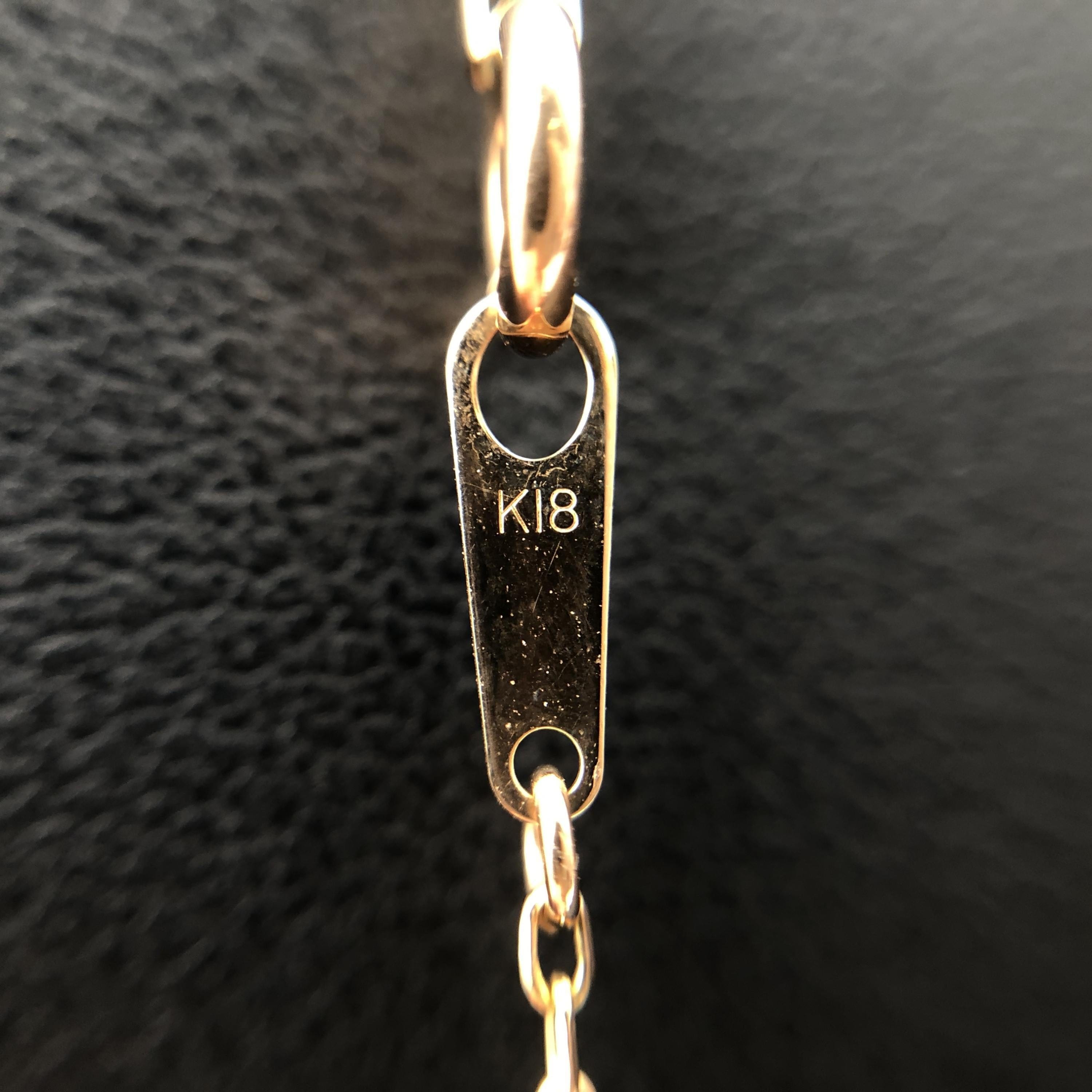 Luxury Promise 1P Diamond Necklace, D(0.10ct), K18PG, 1.3g, 16inch ALC3353