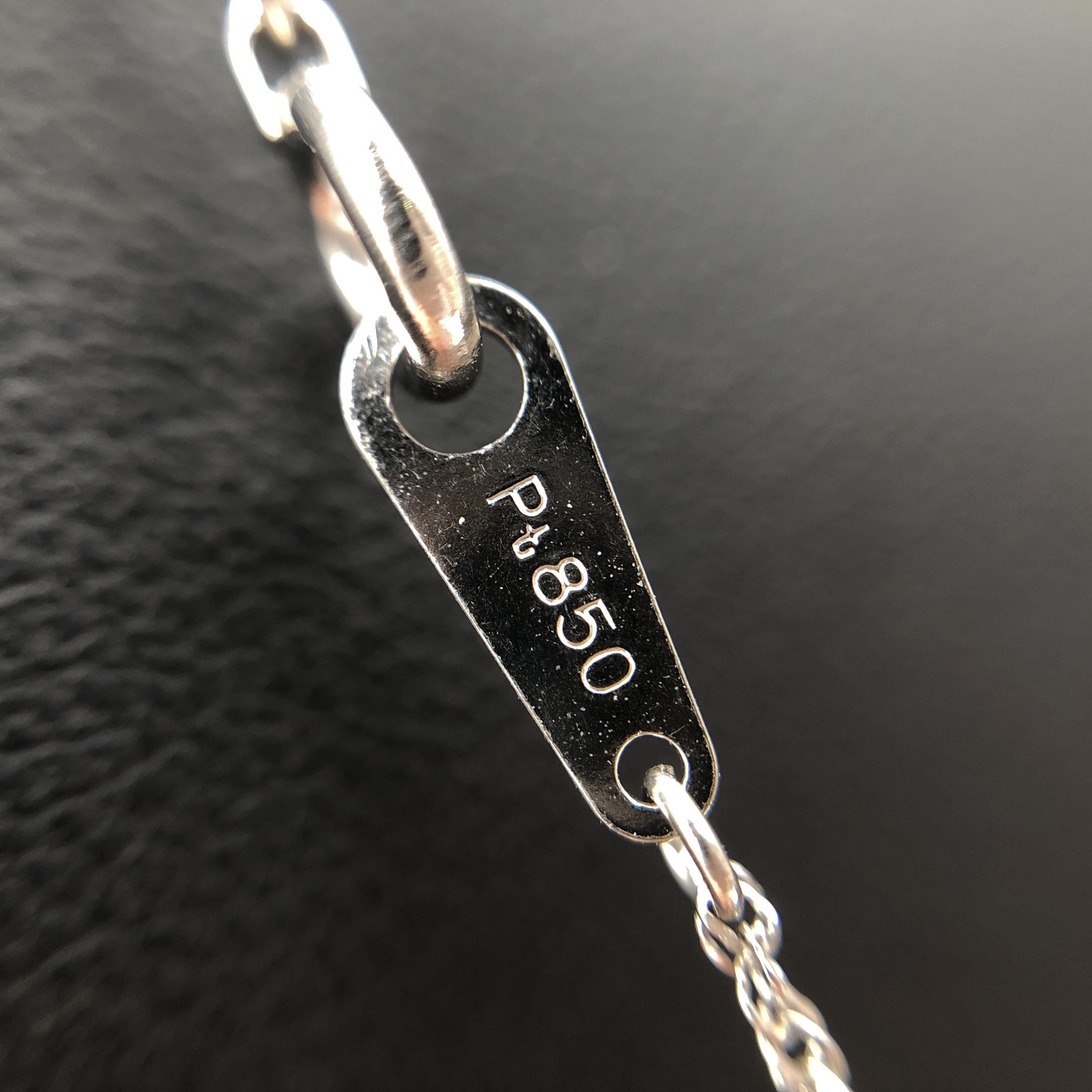 Luxury Promise 1P Diamond Necklace, D(0.20ct), PT850, 1.82g, 16inch ALC3309