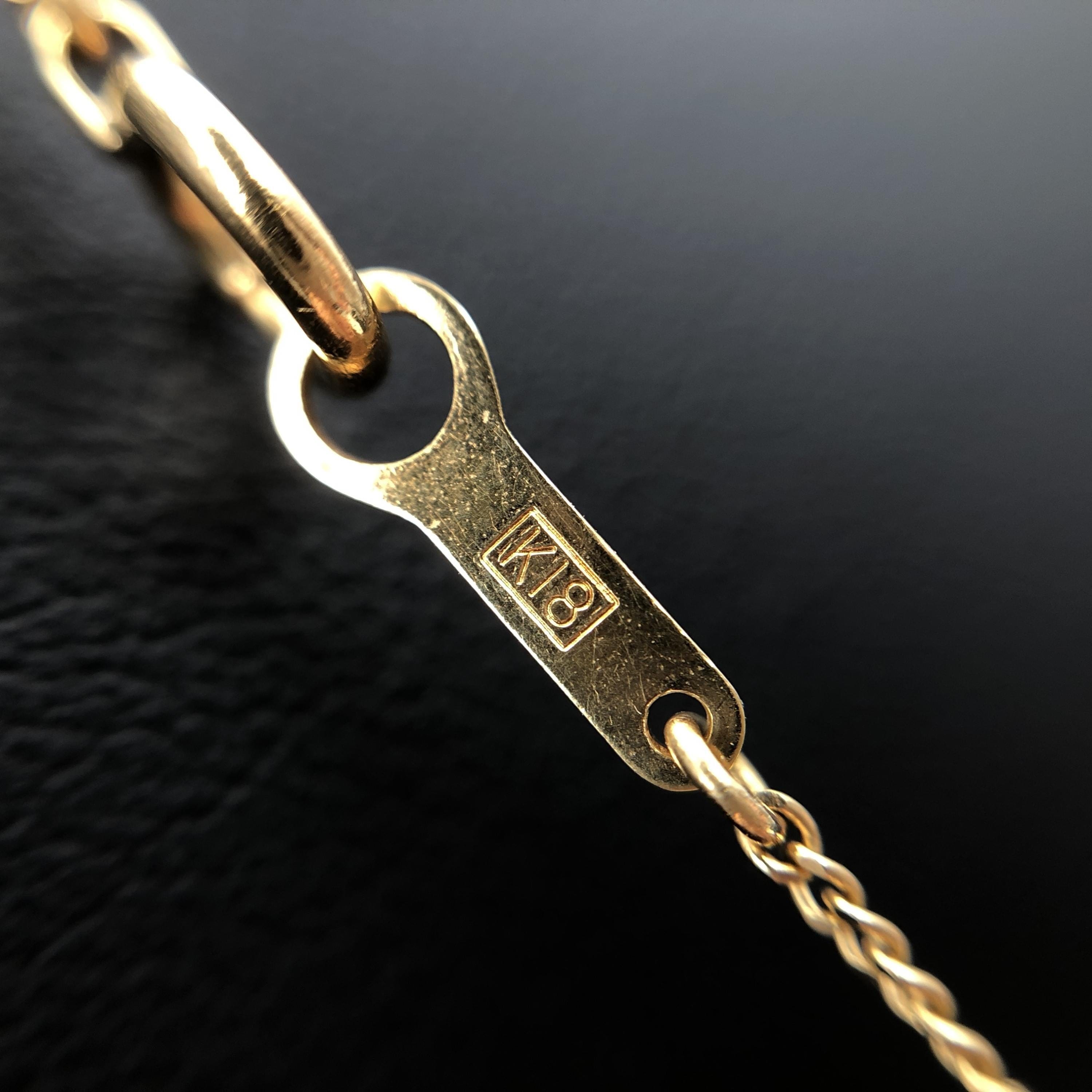 Luxury Promise 1P Diamond Necklace, D(0.50ct), K18YG, 2.2g, 15inch ALC3343