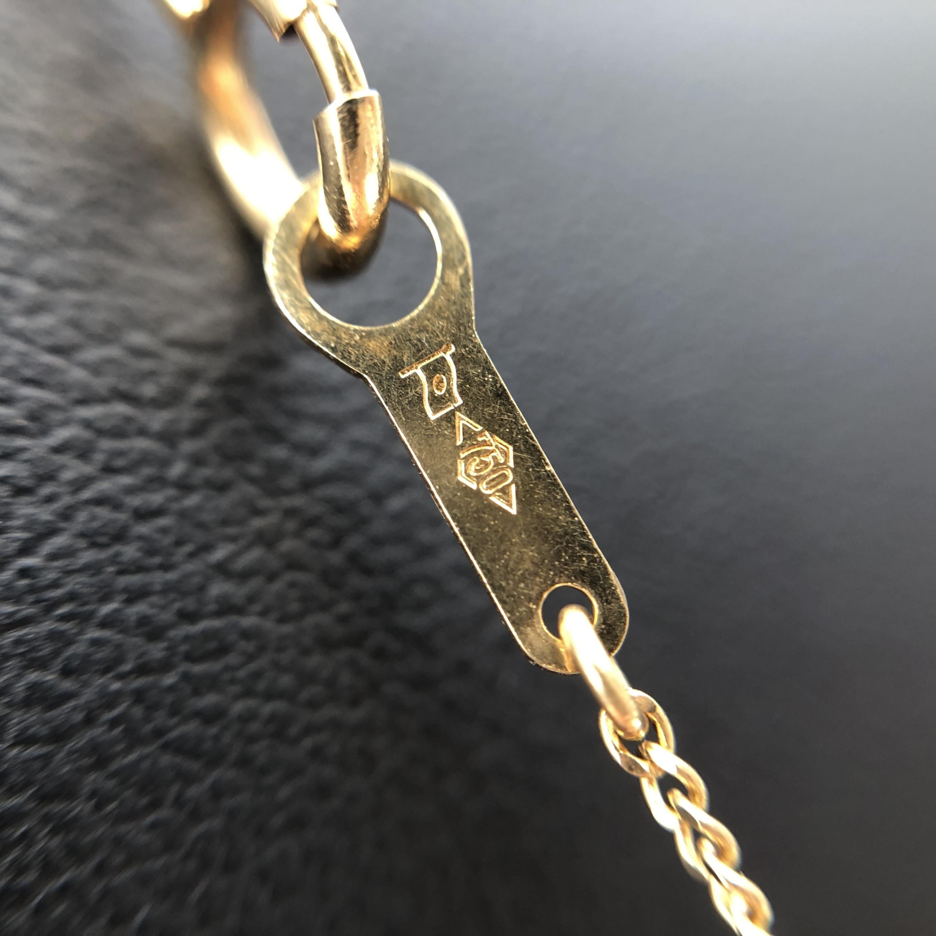 Luxury Promise 1P Diamond Necklace, D(0.50ct), K18YG, 2.2g, 15inch ALC3343