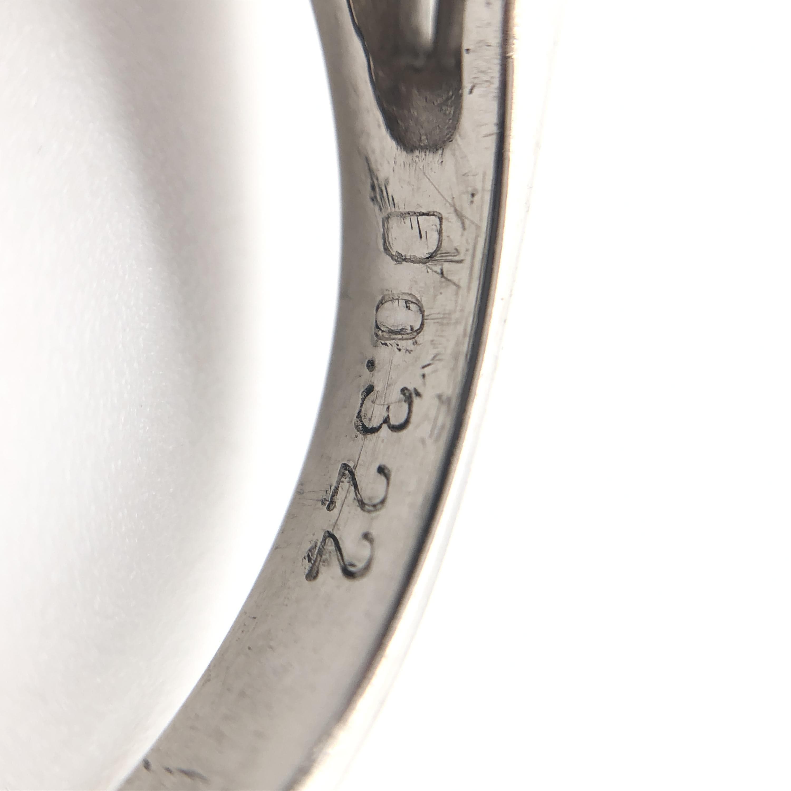 Luxury Promise 1P Pearl & 2P Diamond Ring, P(Aprox 10.2mm), D(0.322ct), PT900, 7.1g, US Size 6.5 ALC3319