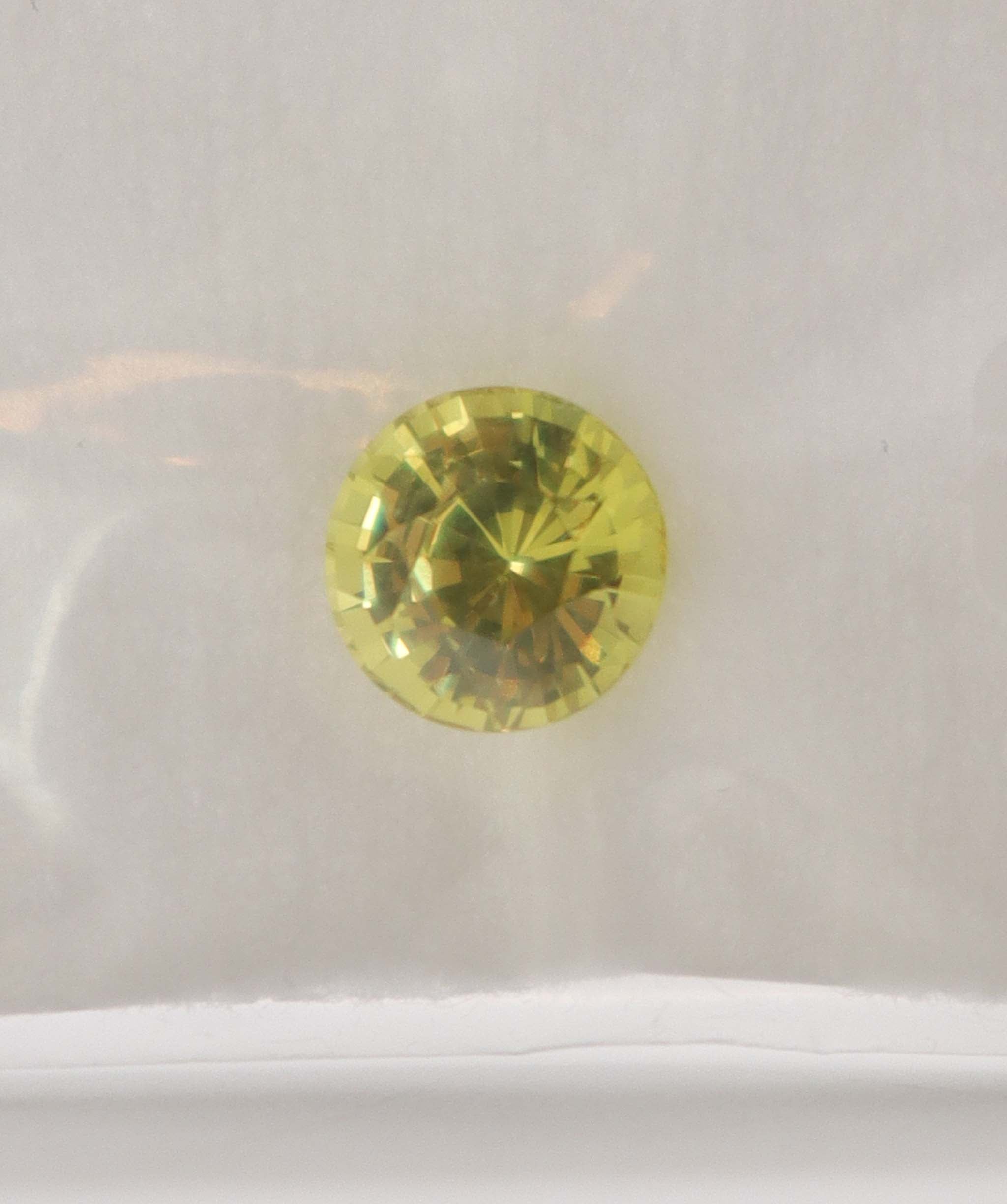 Luxury Promise 2.08CT NATURAL YELLOW SAPPHIRE (GREENISH YELLOW) MS 8091
