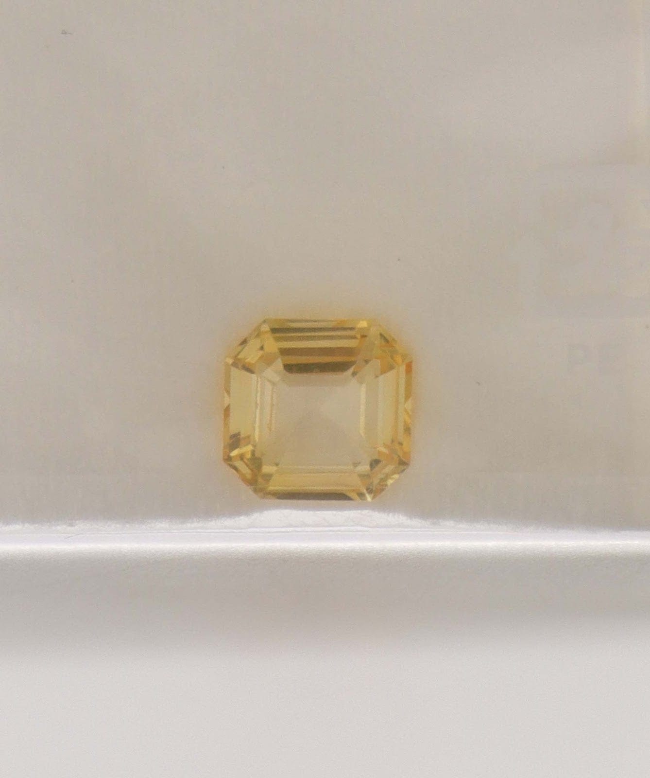 Luxury Promise 2.12CT NATURALLY HEATED YELLOW SAPPHIRE MS 8770-12