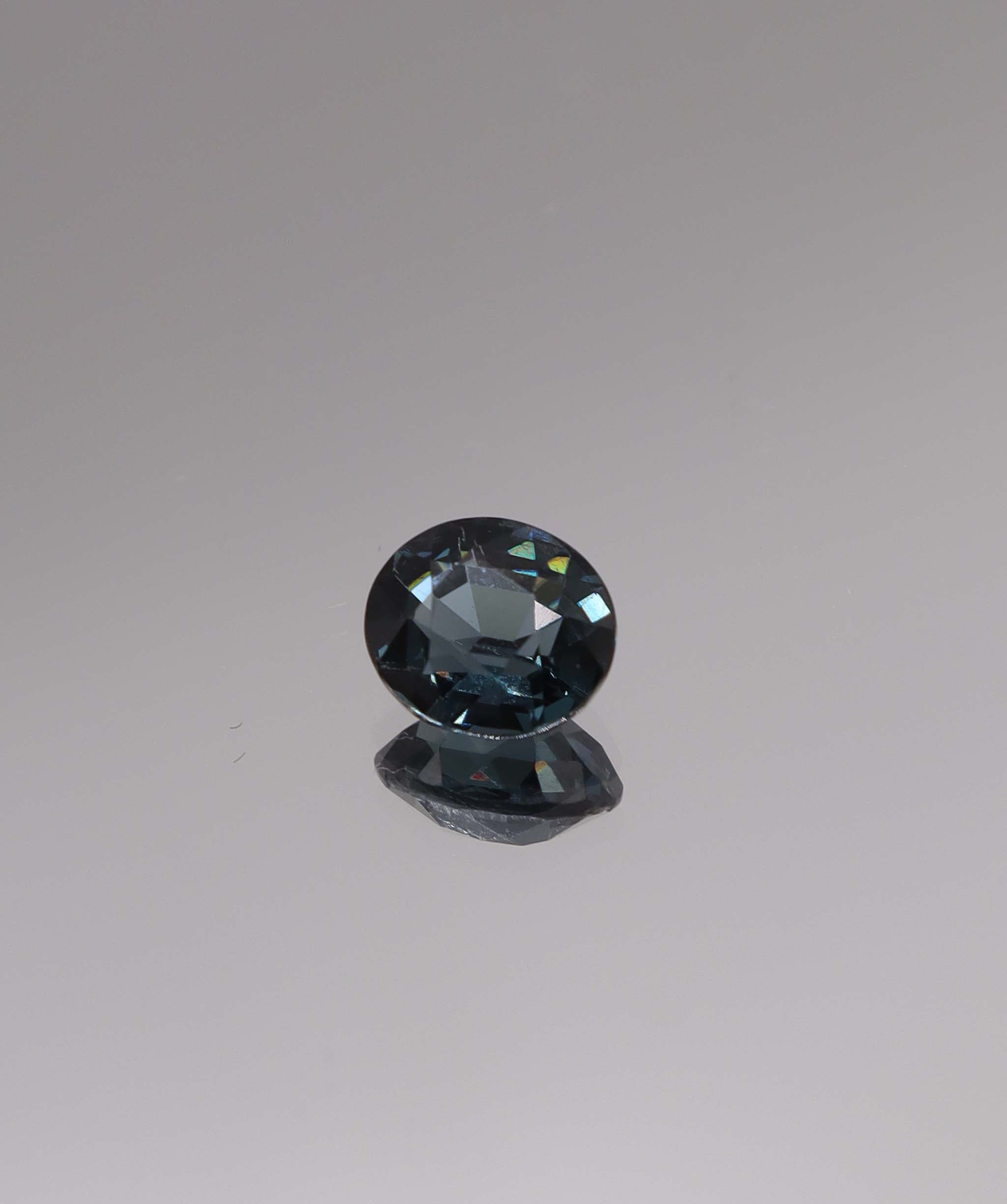Luxury Promise 2.13ct Metallic Blue Spinel Oval DXBCS1499