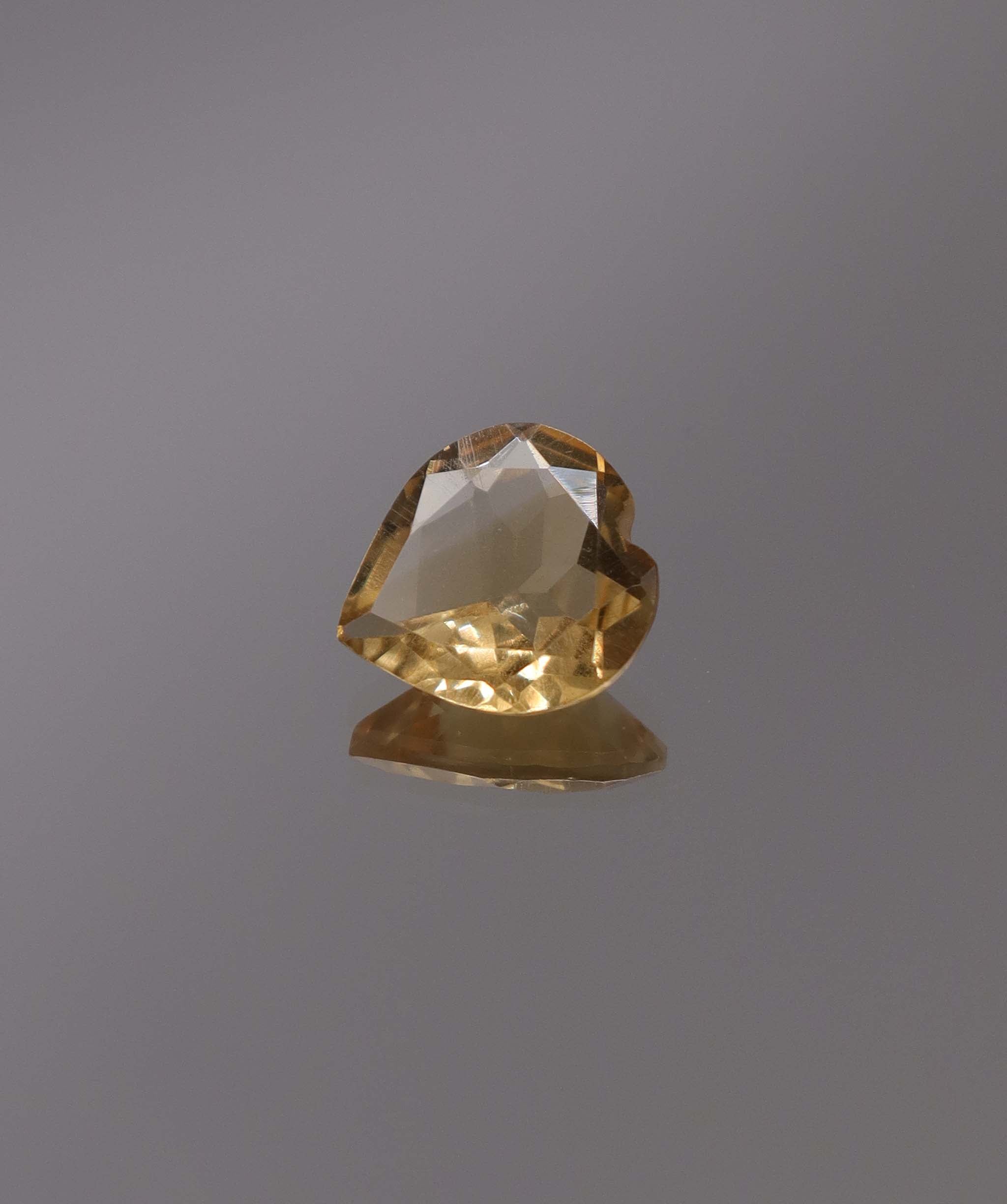 Luxury Promise 2.25ct Citrine Heart DXBCS1280