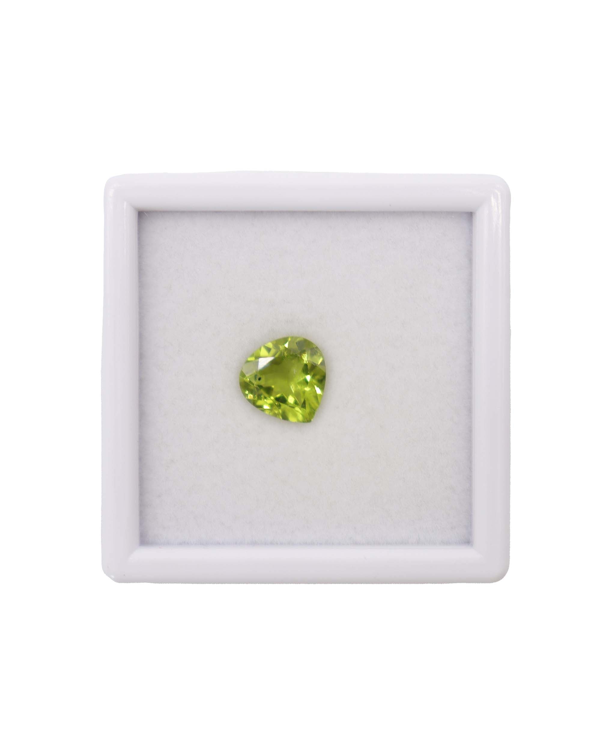 Luxury Promise 2.25cts apple green peridot 9mm DXBD0344