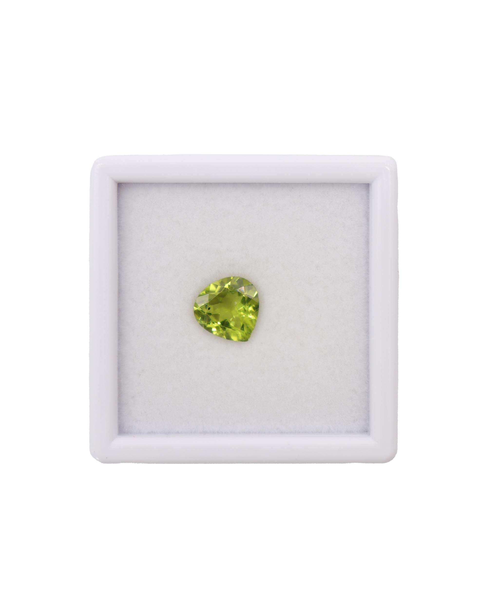 Luxury Promise 2.25cts apple green peridot 9mm DXBD0344