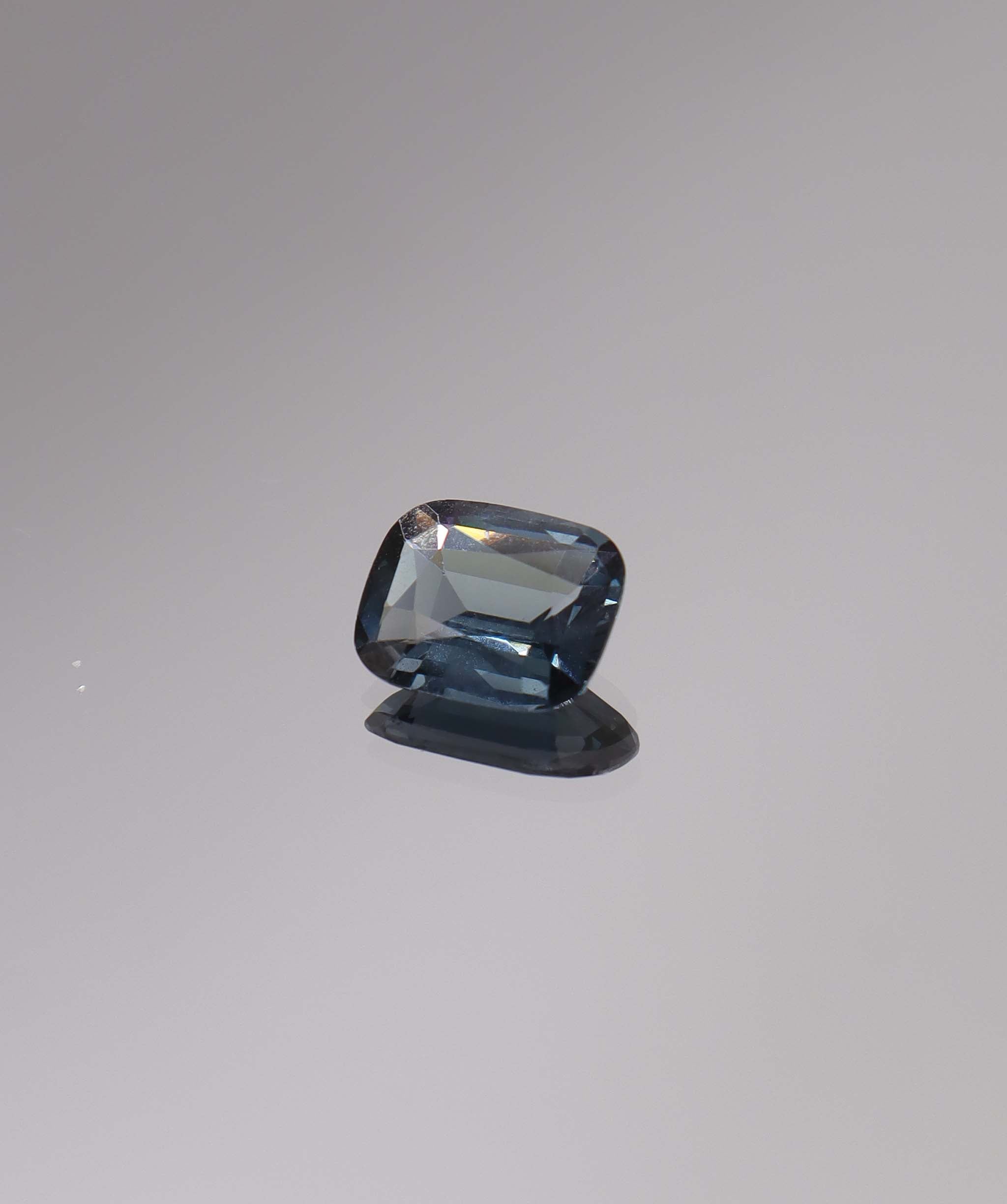 Luxury Promise 2.35ct Metallic Blue Spinel Cushion ** DXBCS1633