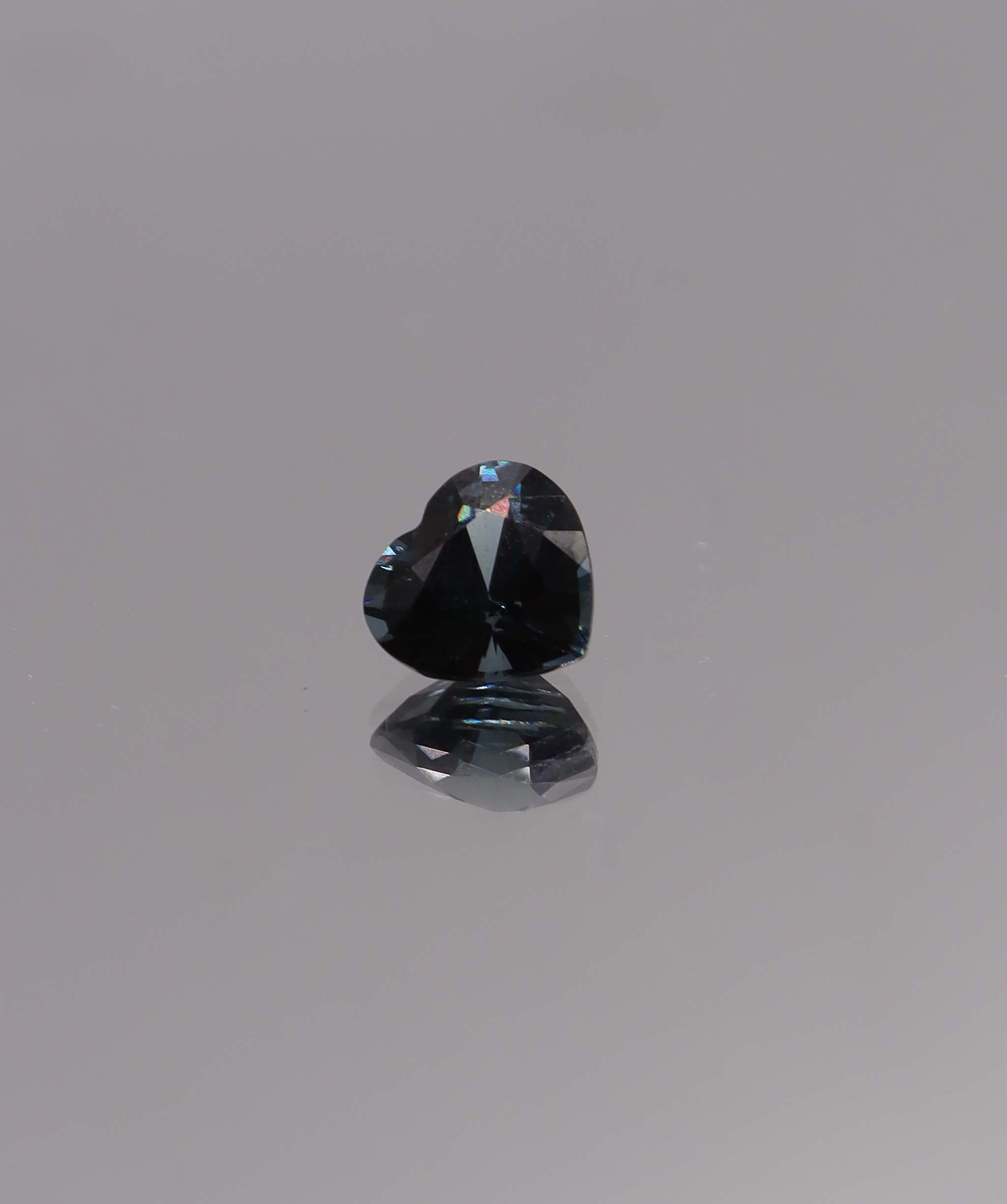Luxury Promise 2.35ct Metallic Blue Spinel Heart DXBCS1498