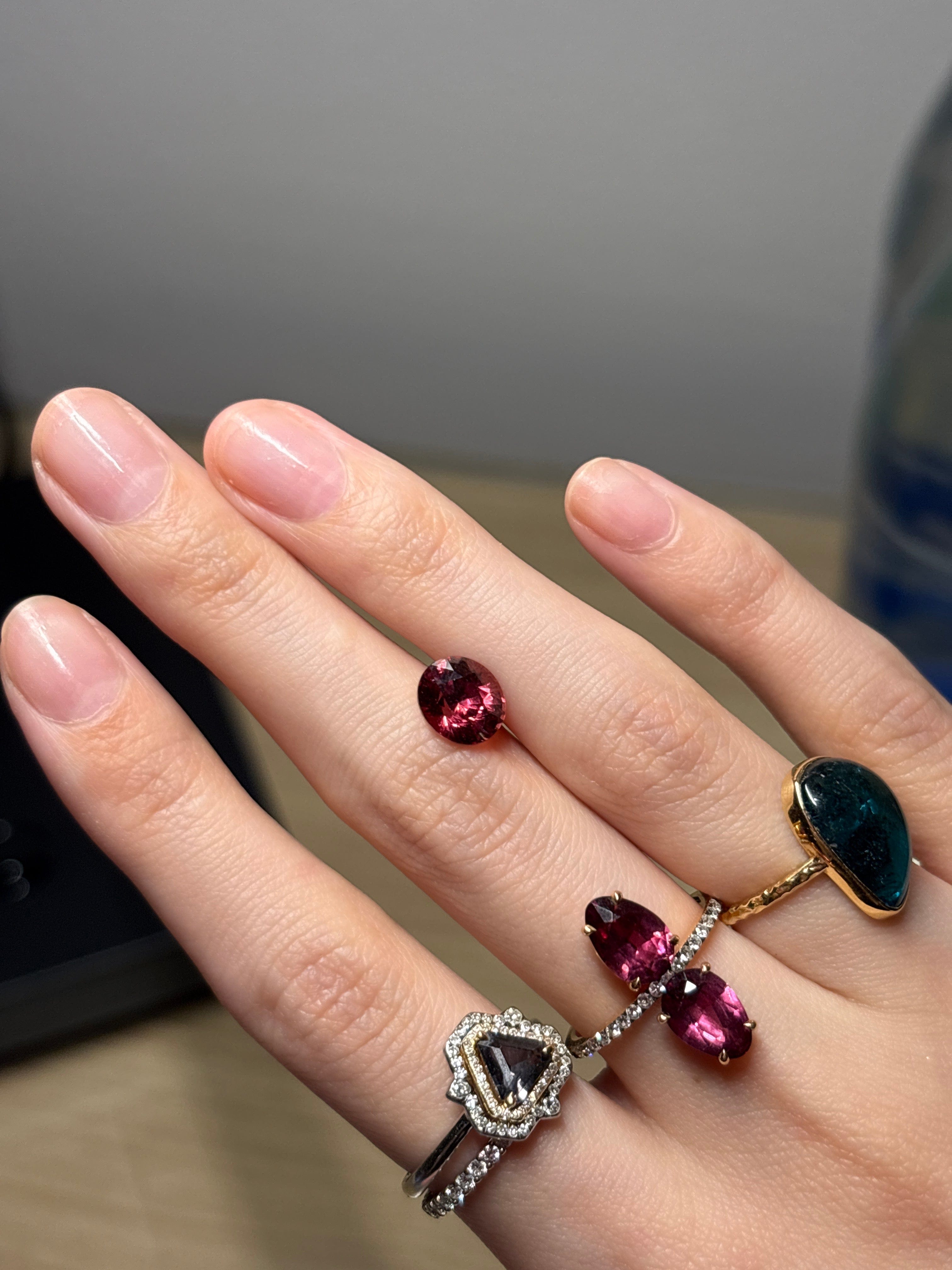 Luxury Promise 2.36ct Magenta Tourmaline Afghan DXBCS0191