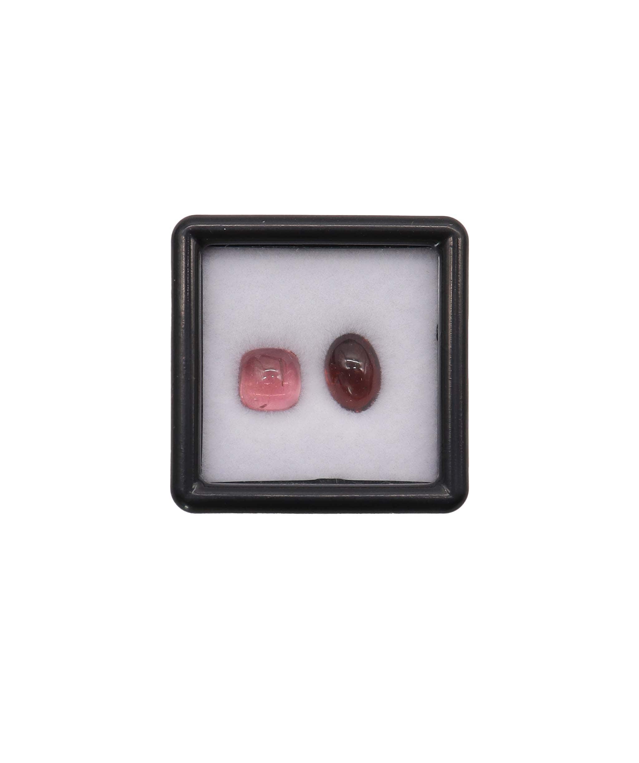 Luxury Promise 2.52ct Moi et Toi Tourmaline Set: Liquor Oval & Lotus Pink Cushion RDC0799