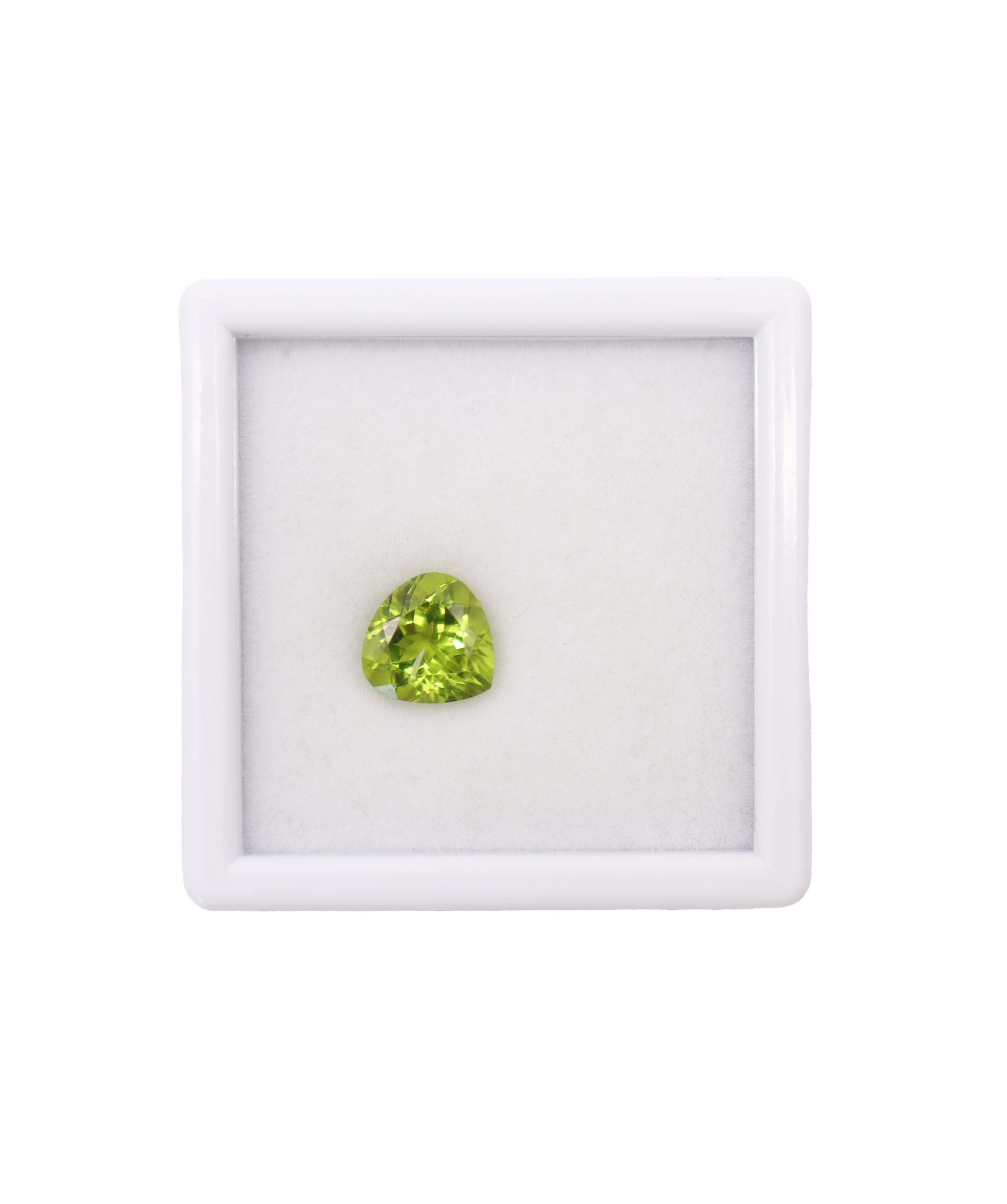 Luxury Promise 2.79cts apple green peridot 7x9mm DXBD0365